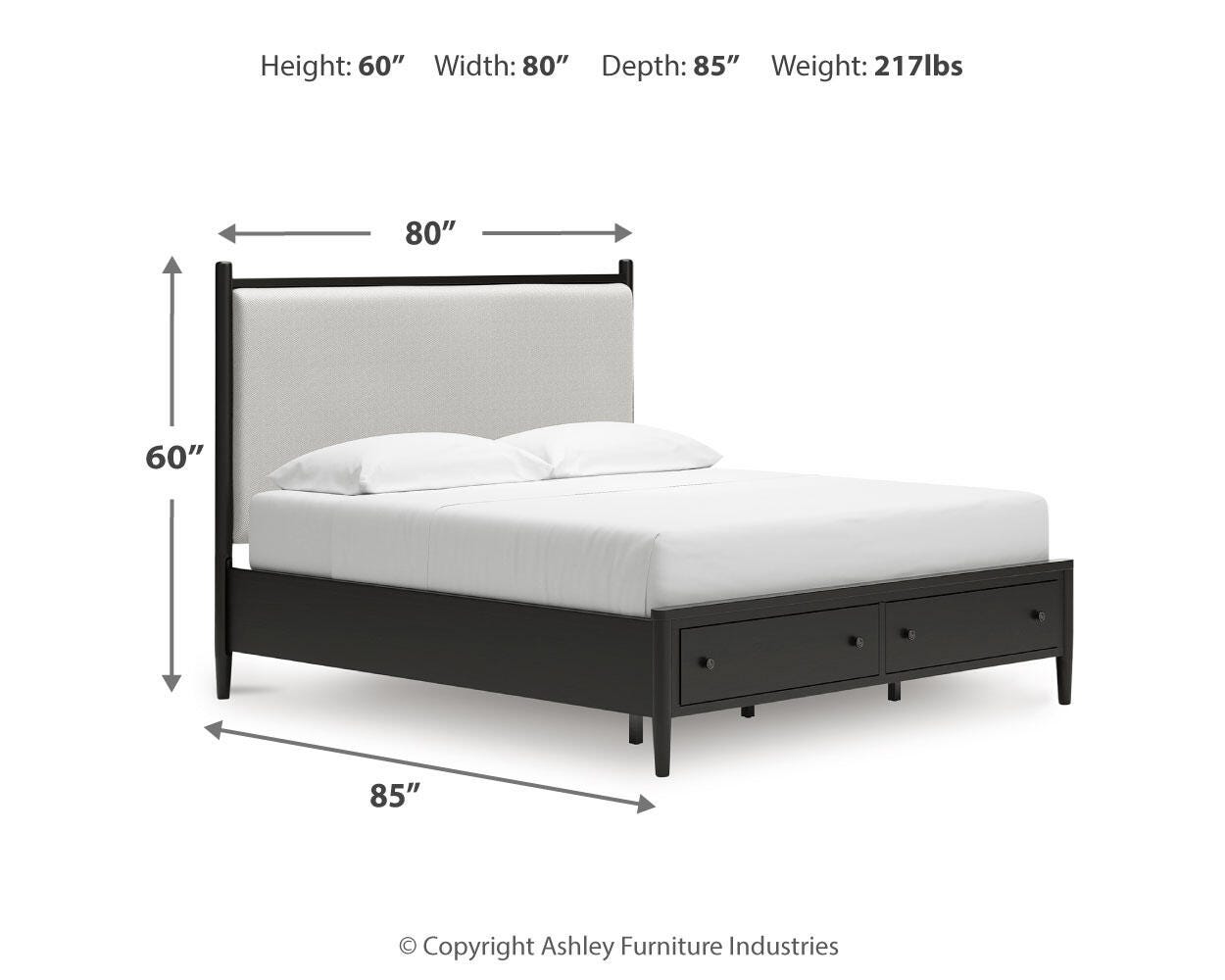 Portdown King Upholstered Panel Storage Bed - image 11