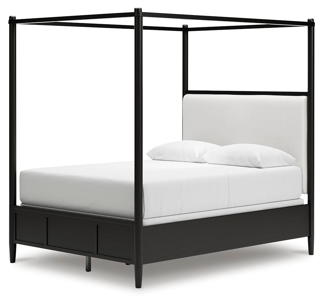 Portdown Queen Upholstered Canopy Bed - image 9