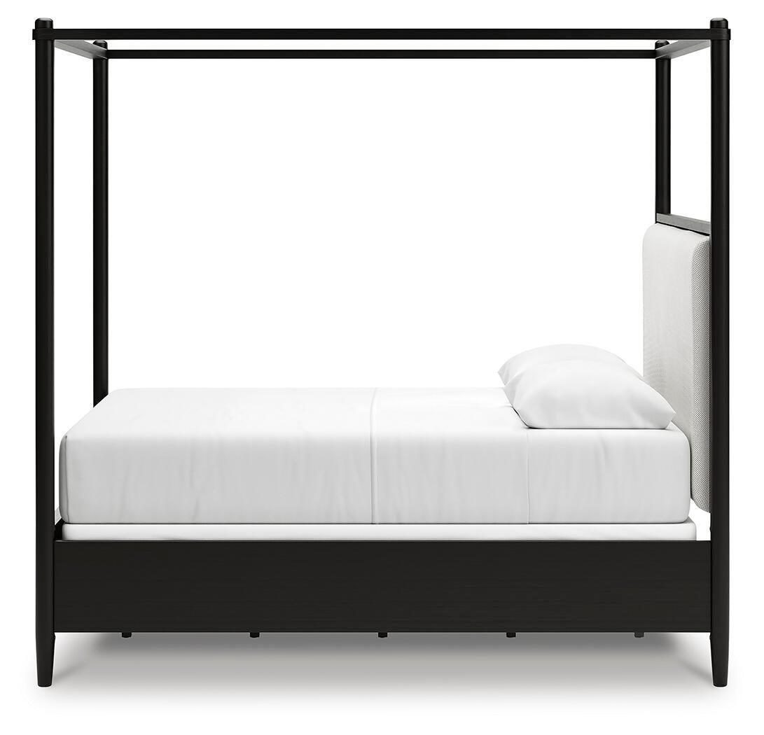 Portdown Queen Upholstered Canopy Bed - image 8