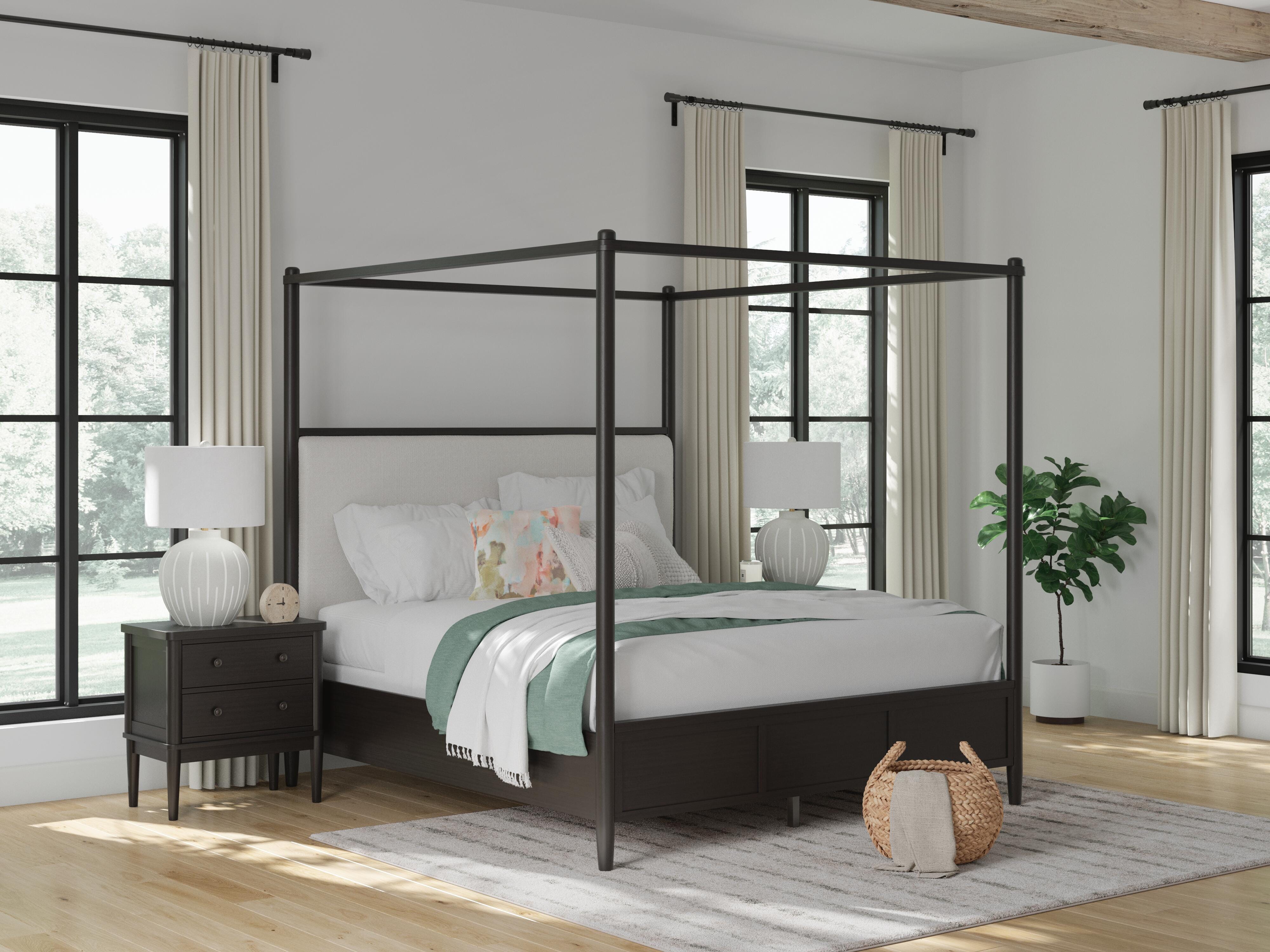 Portdown King Upholstered Canopy Bed - image 1