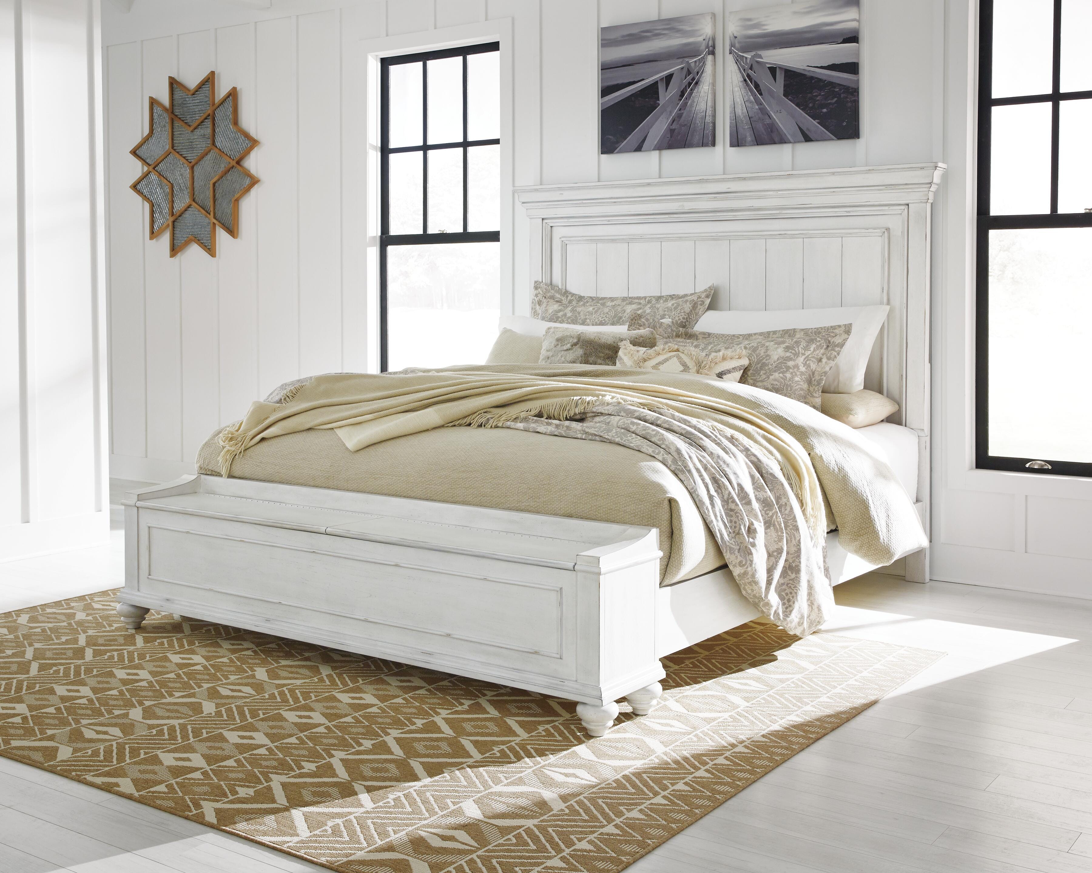 Cama con panel de almacenaje y cómoda Kanwyn King - image 11