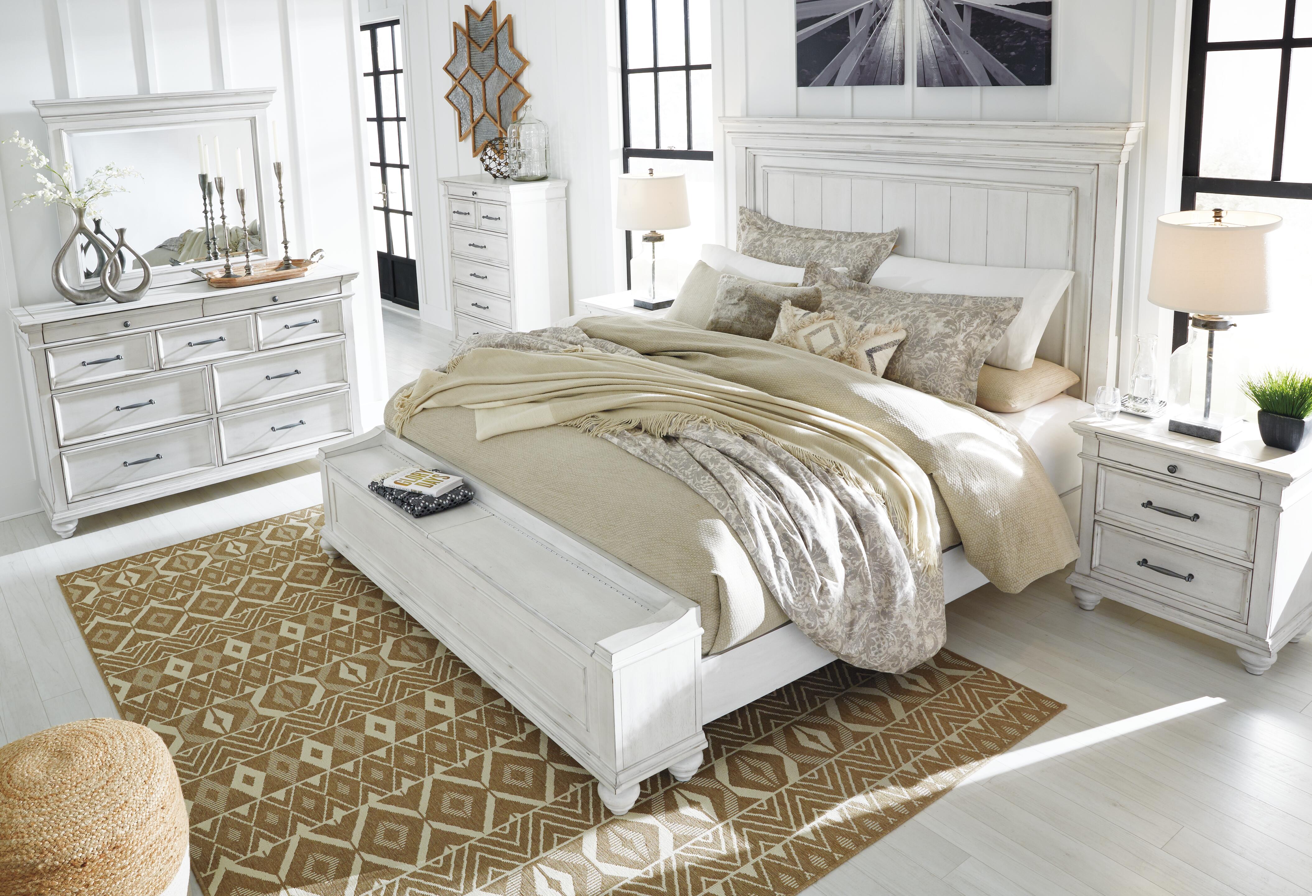 Cama King Kanwyn con banco de almacenaje - image 11