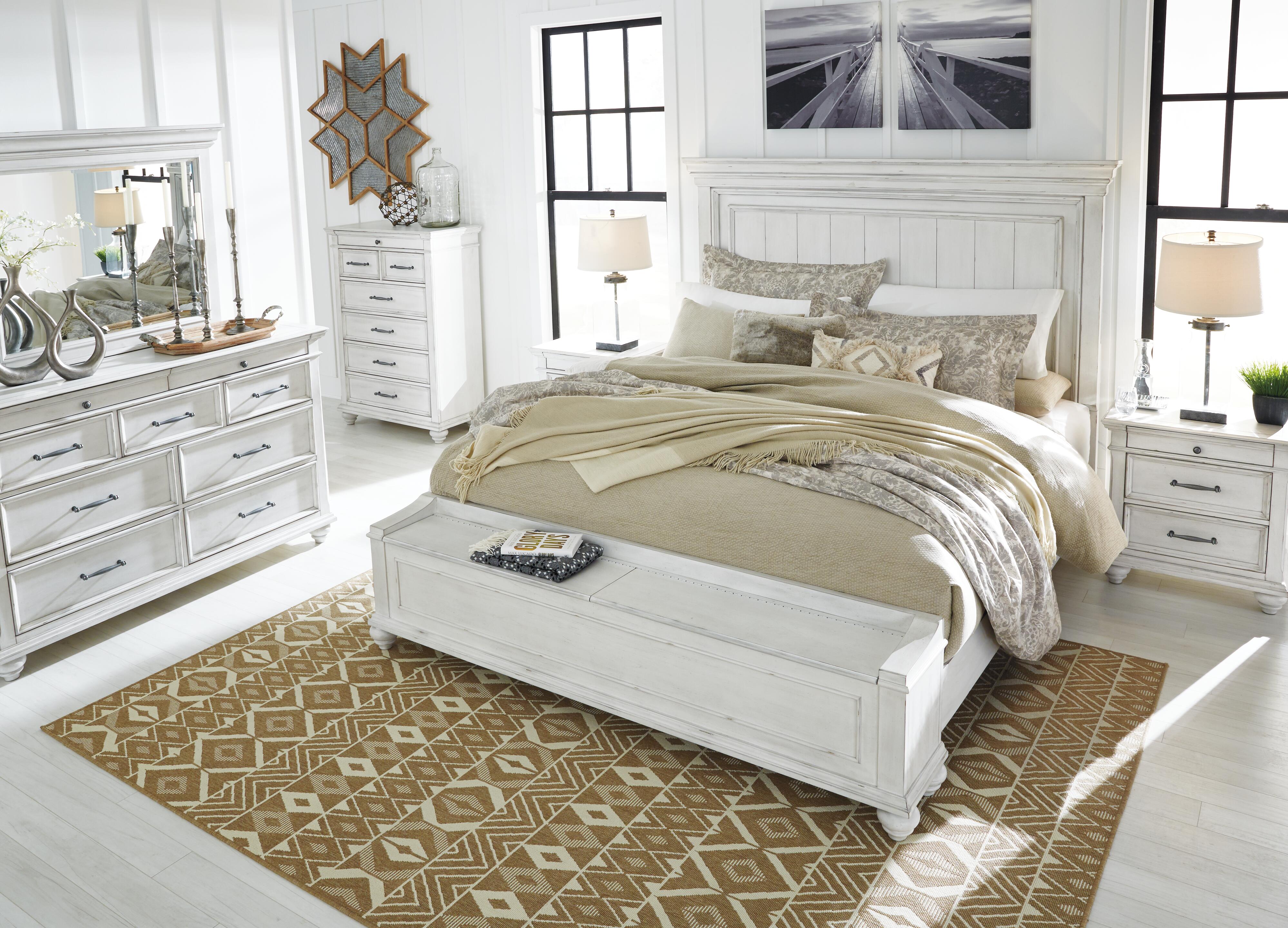 Cama King Kanwyn con banco de almacenaje - image 12