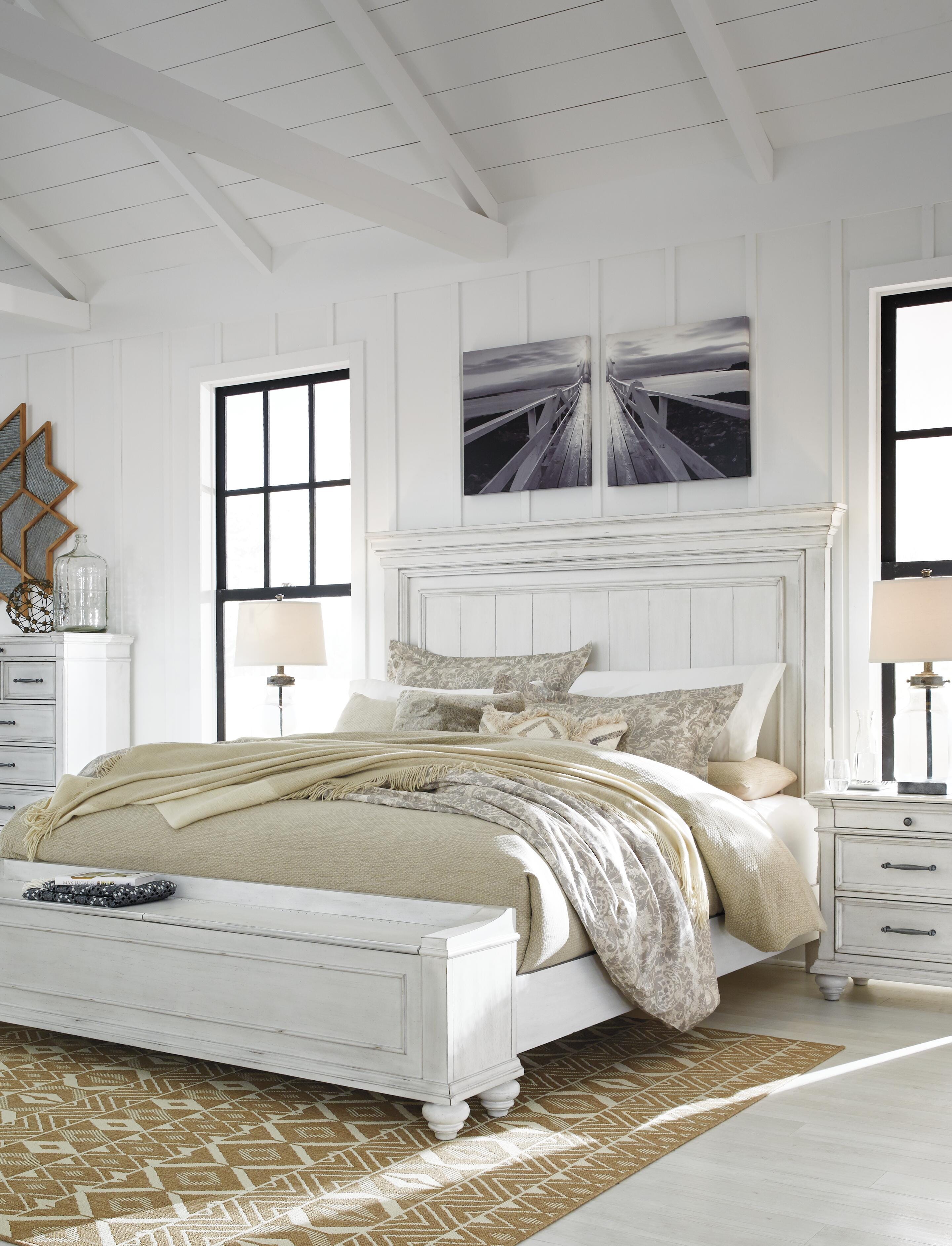 Cama King Kanwyn con banco de almacenaje - image 13