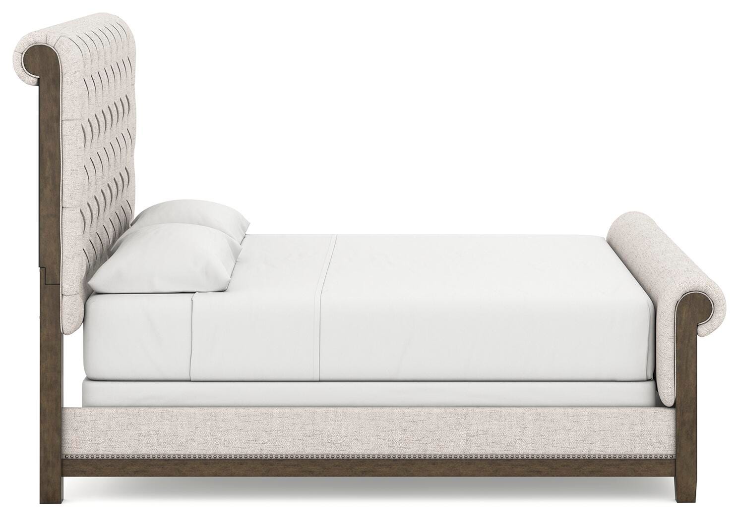 Hillcott King Upholstered Bed, Dresser and Mirror - image 9