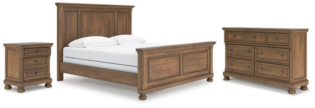 Vandenmore King Panel Bed with Dresser and Nightstand