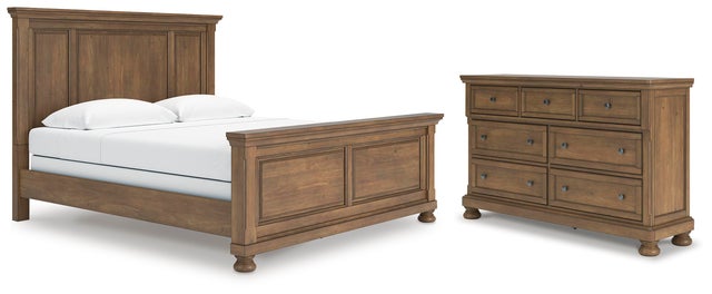 Vandenmore King Panel Bed with Dresser