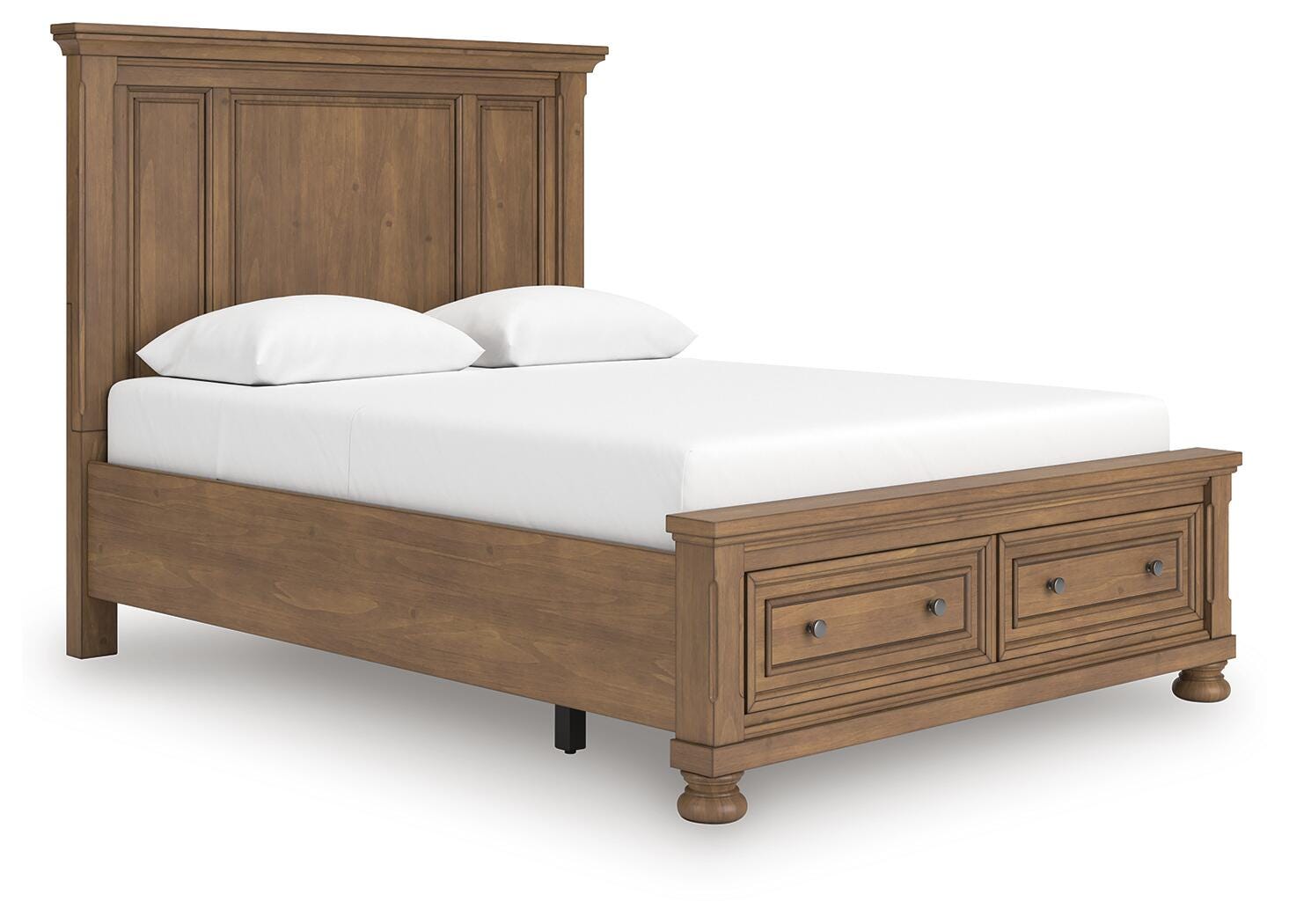 Vandenmore Queen Panel Storage Bed, Medium Brown, large