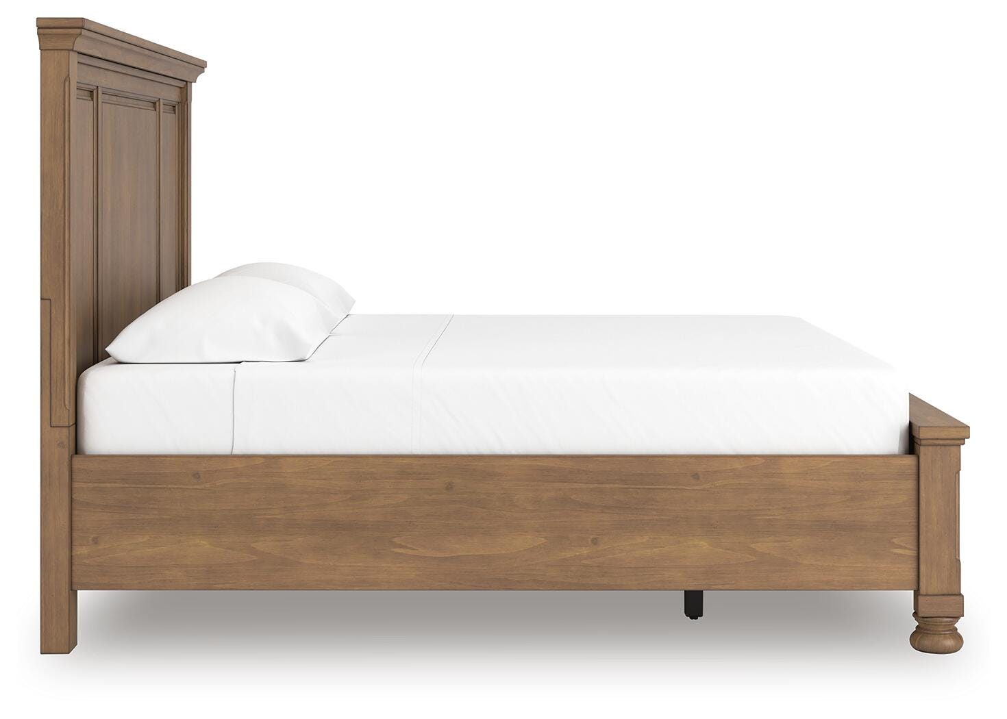 Cama con paneles, cómoda, espejo, cofre y mesita de noche Vandenmore King - image 21