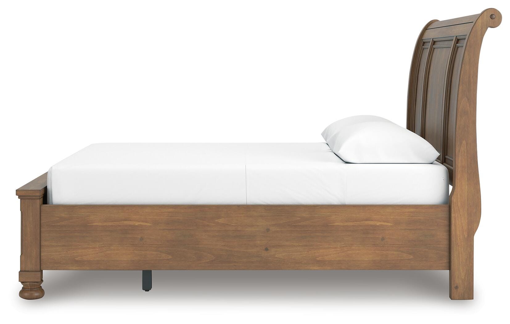 Cama tamaño Queen con trineo, cómoda, espejo, baúl y mesita de noche Vandenmore - image 23