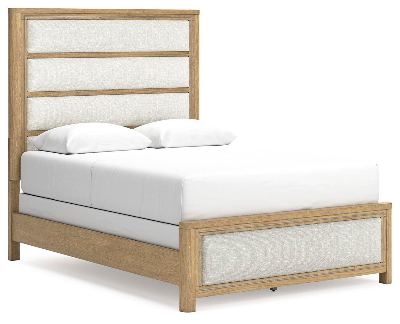 Rencott Queen Upholstered Bed, Dresser and Mirror - image 8