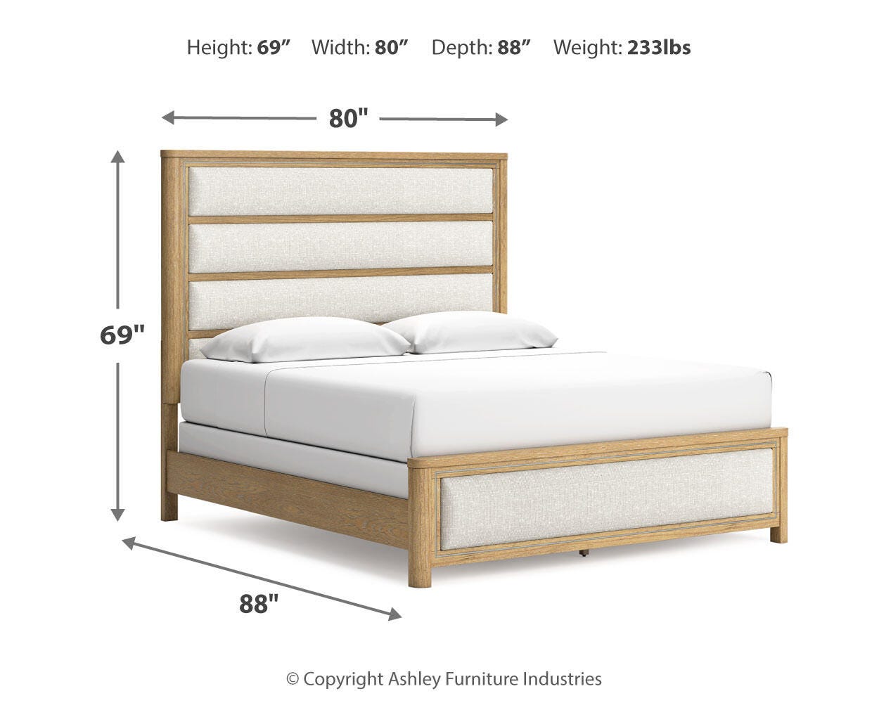 Rencott King Upholstered Bed, Dresser and Mirror - image 13