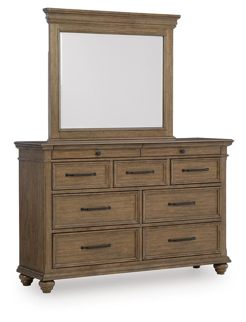 Waynely Dresser and Mirror, , large