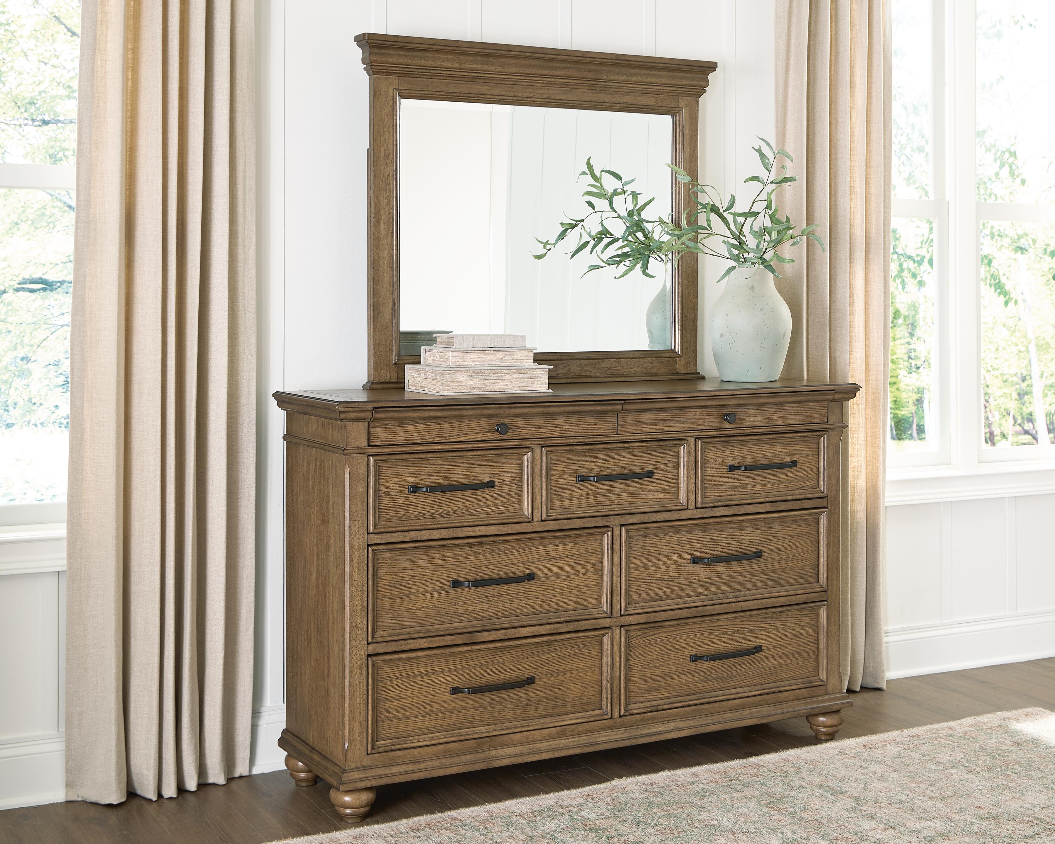 Waynely Dresser and Mirror, , rollover