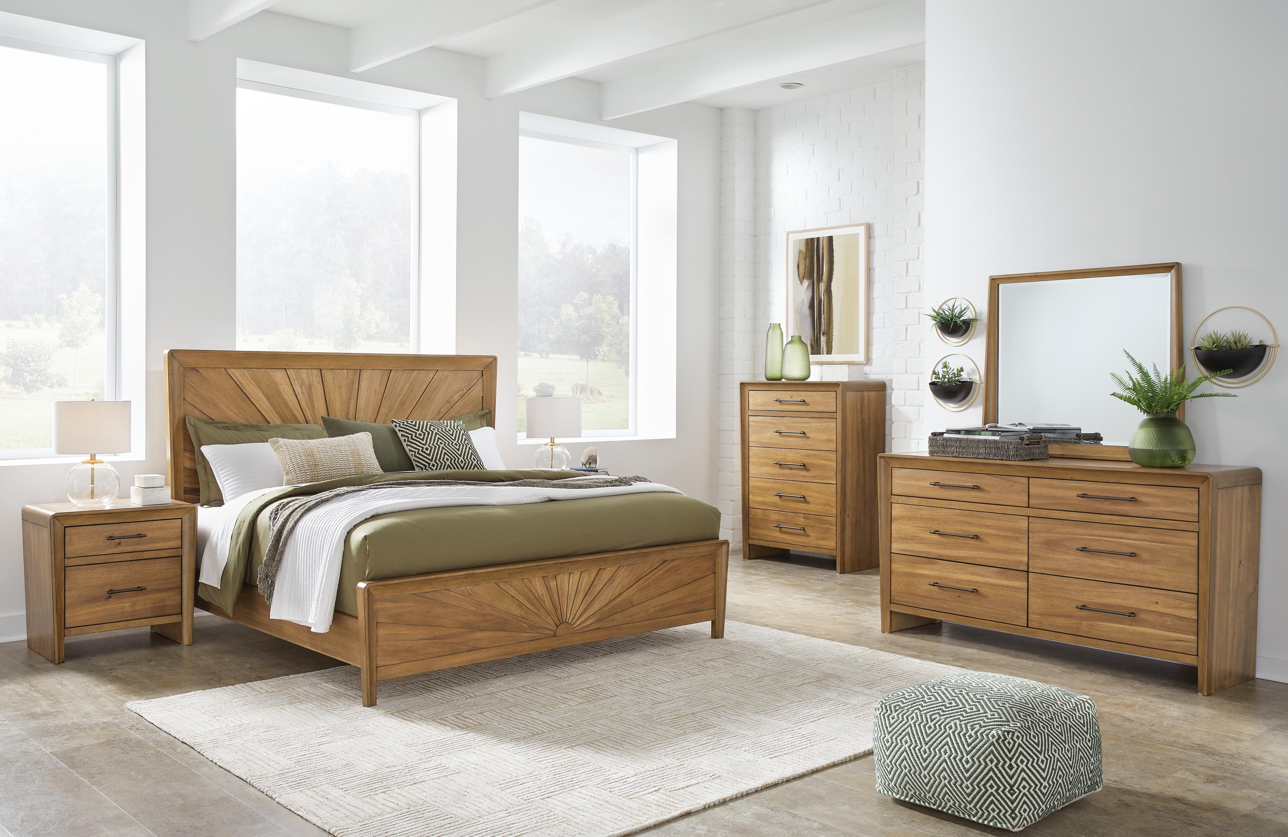 Ashley Takston Light Brown Dresser