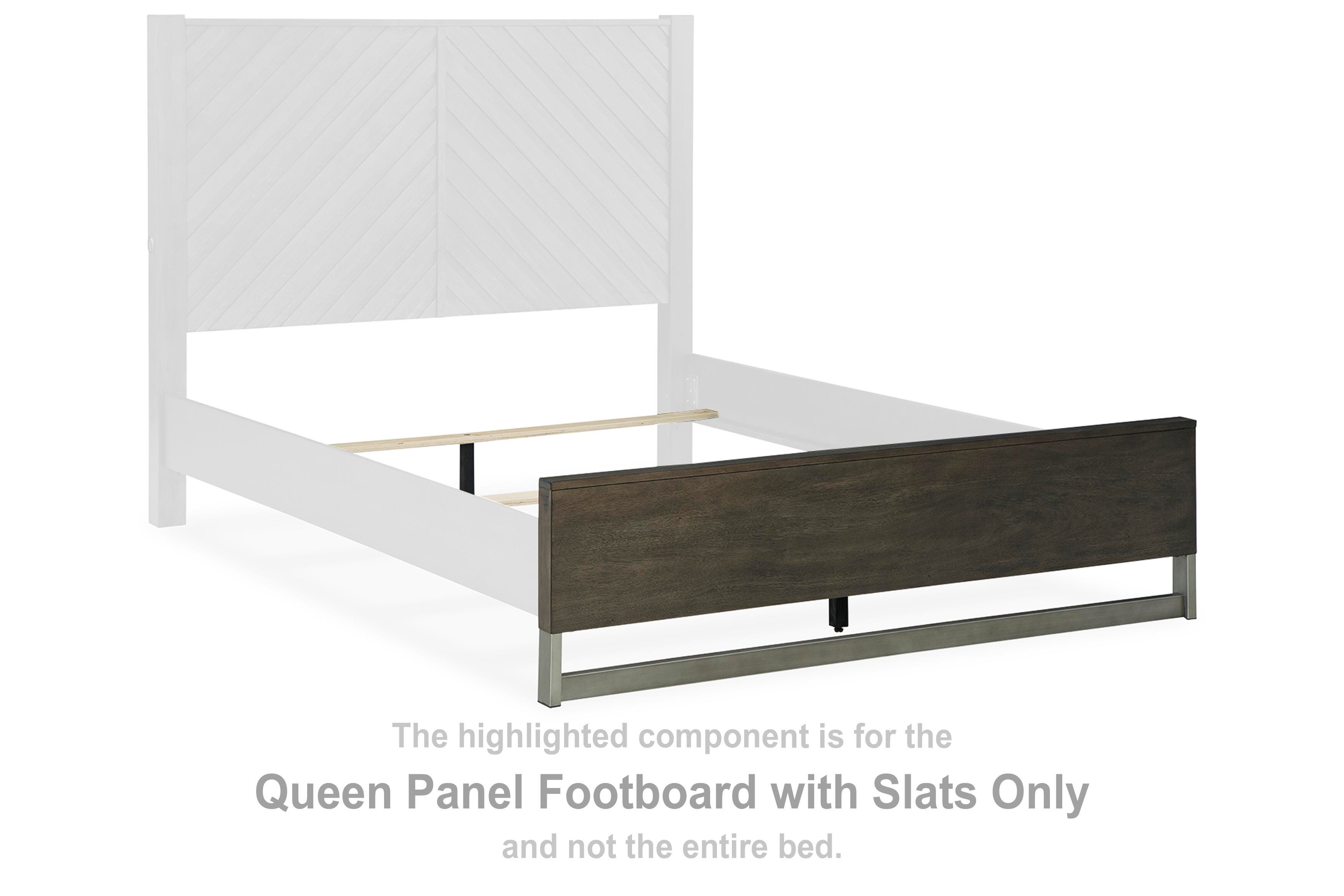 Panel de pie de cama Arkenton Queen con listones - image 2