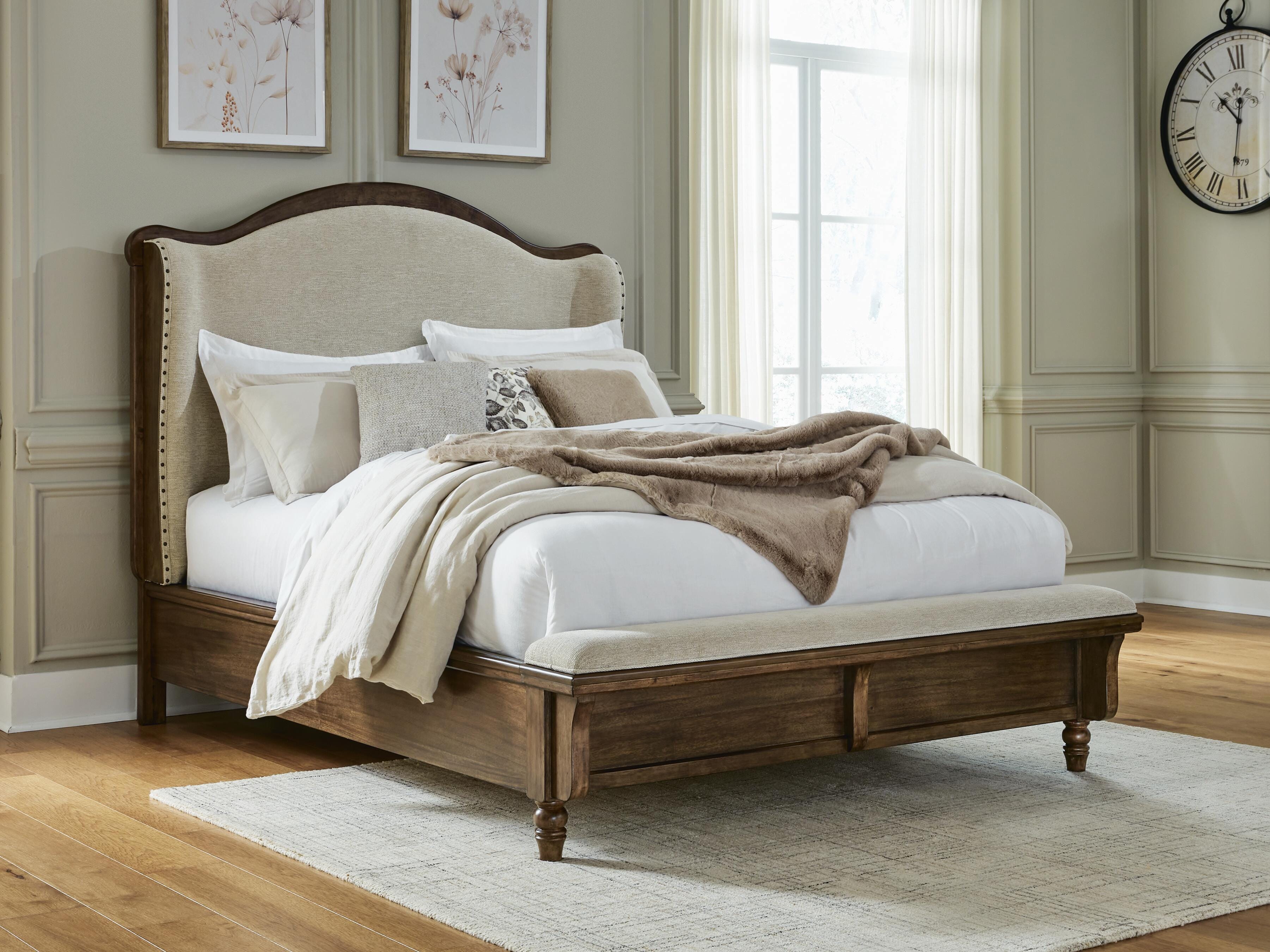 Cama Sturlayne Queen con paneles tapizados - image 2