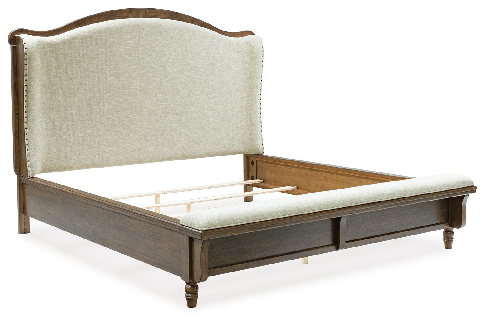 Cama tapizada con panel King Sturlayne - image 1