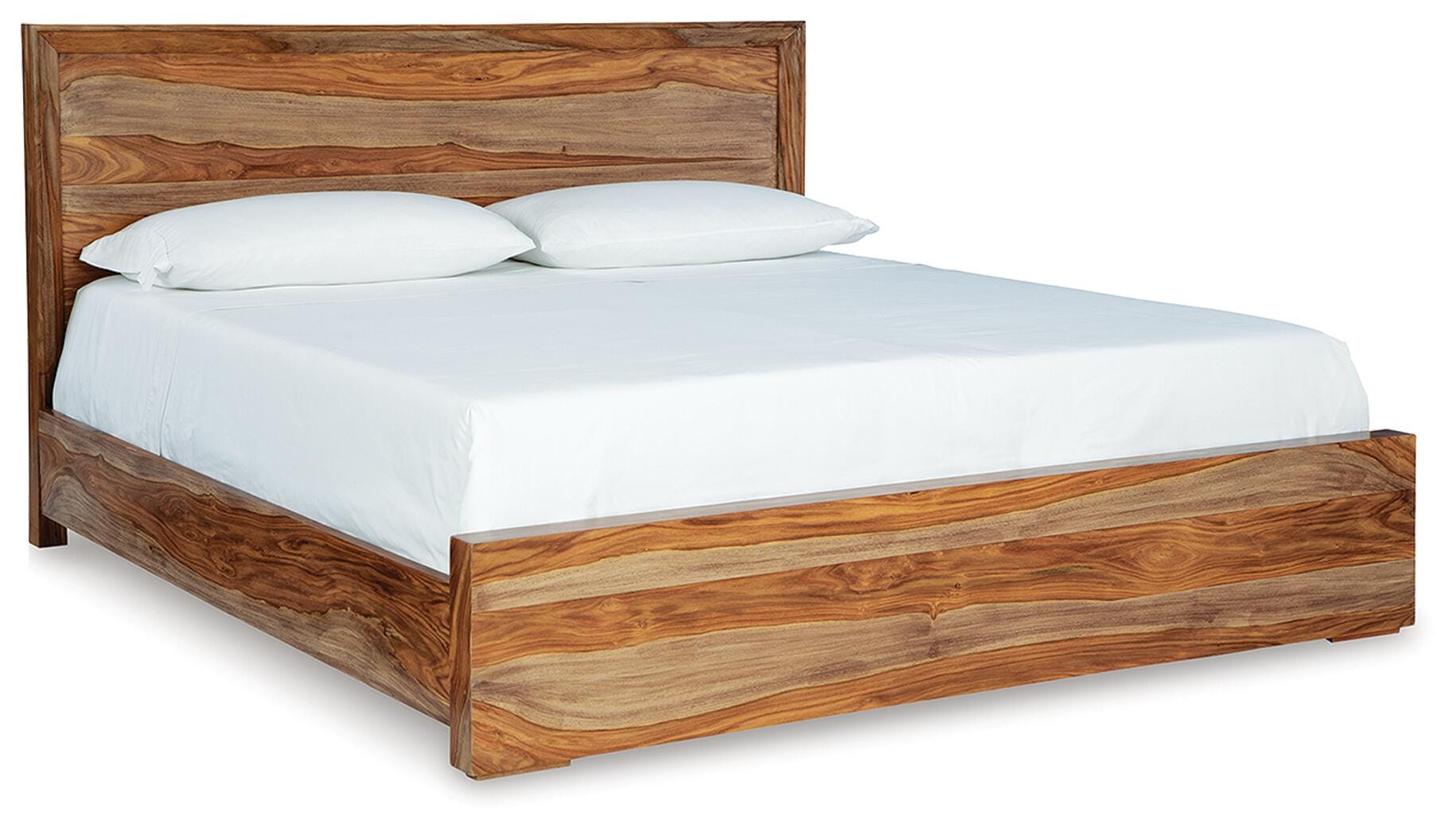 Cama con panel Dressonni Queen, cómoda y espejo - image 4