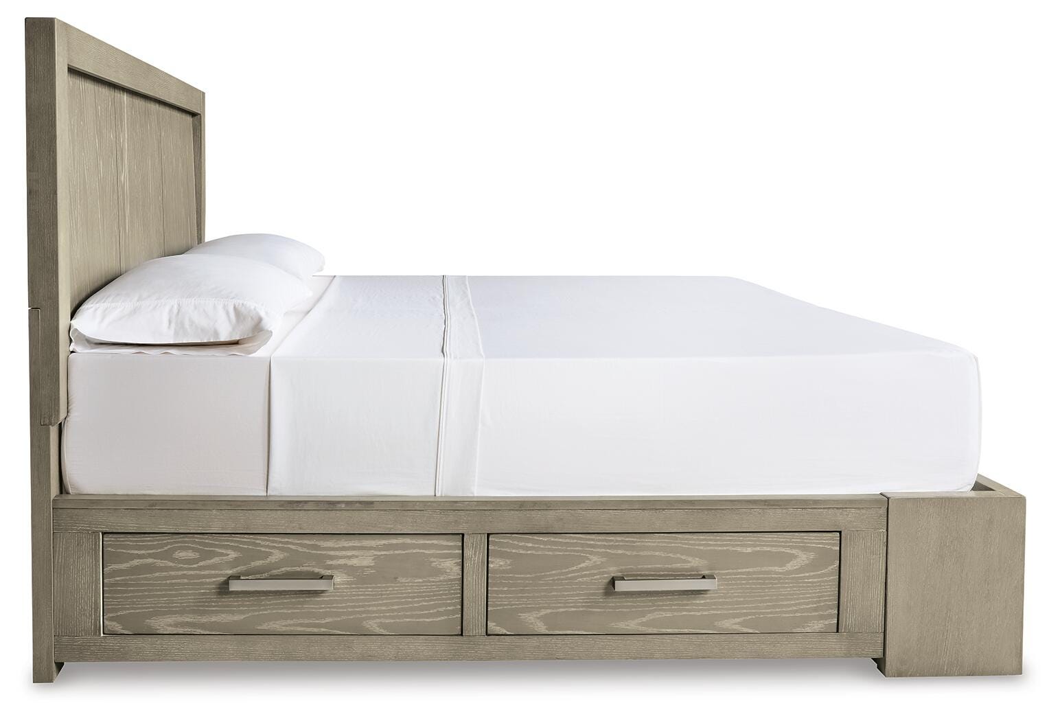 Fawnburg Queen Panel Bed with Storage, Gray, large