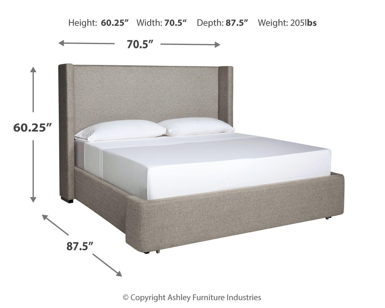 Fawnburg Queen Upholstered Storage Bed - image 7