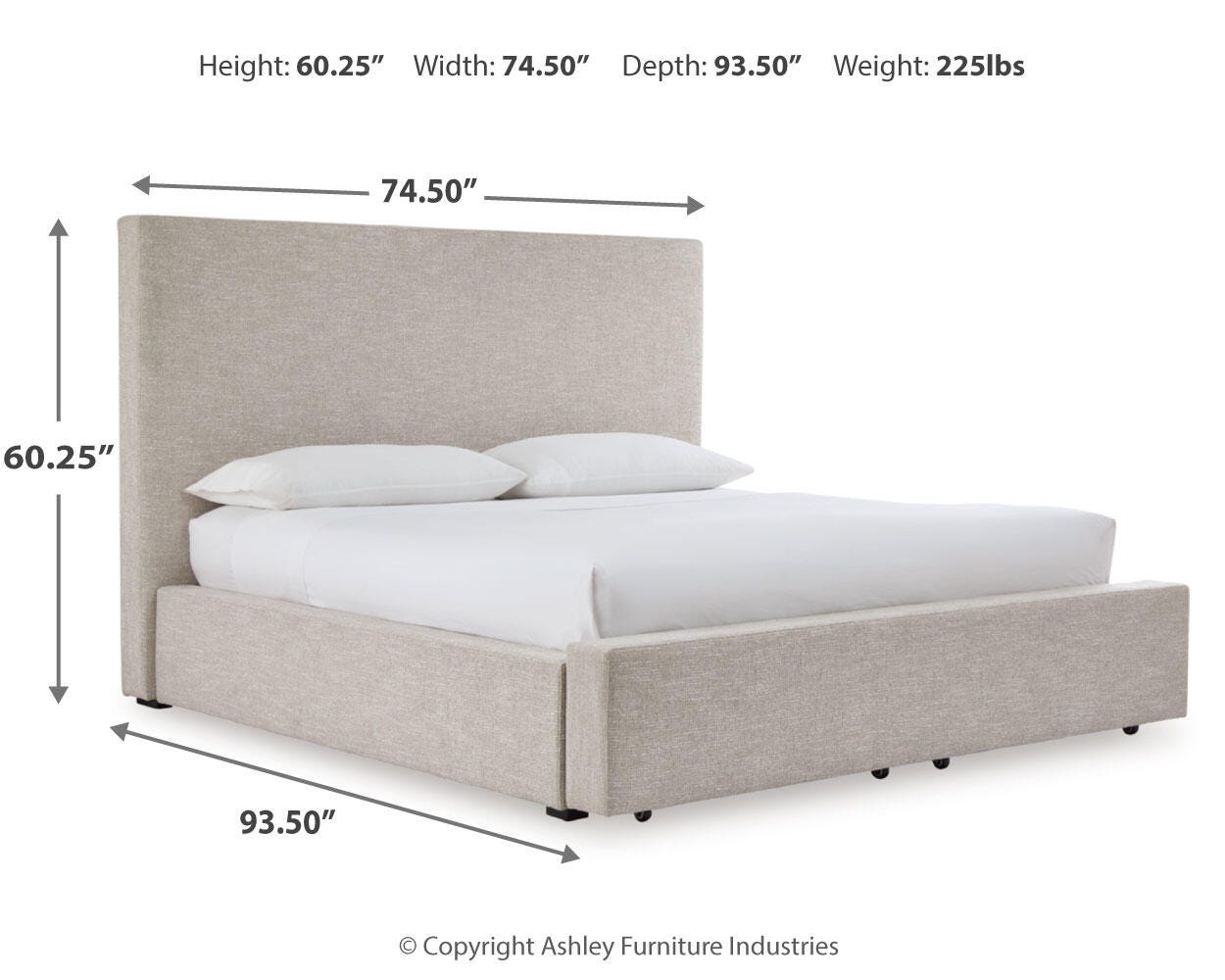 Kristiland Queen Upholstered Storage Bed - image 8