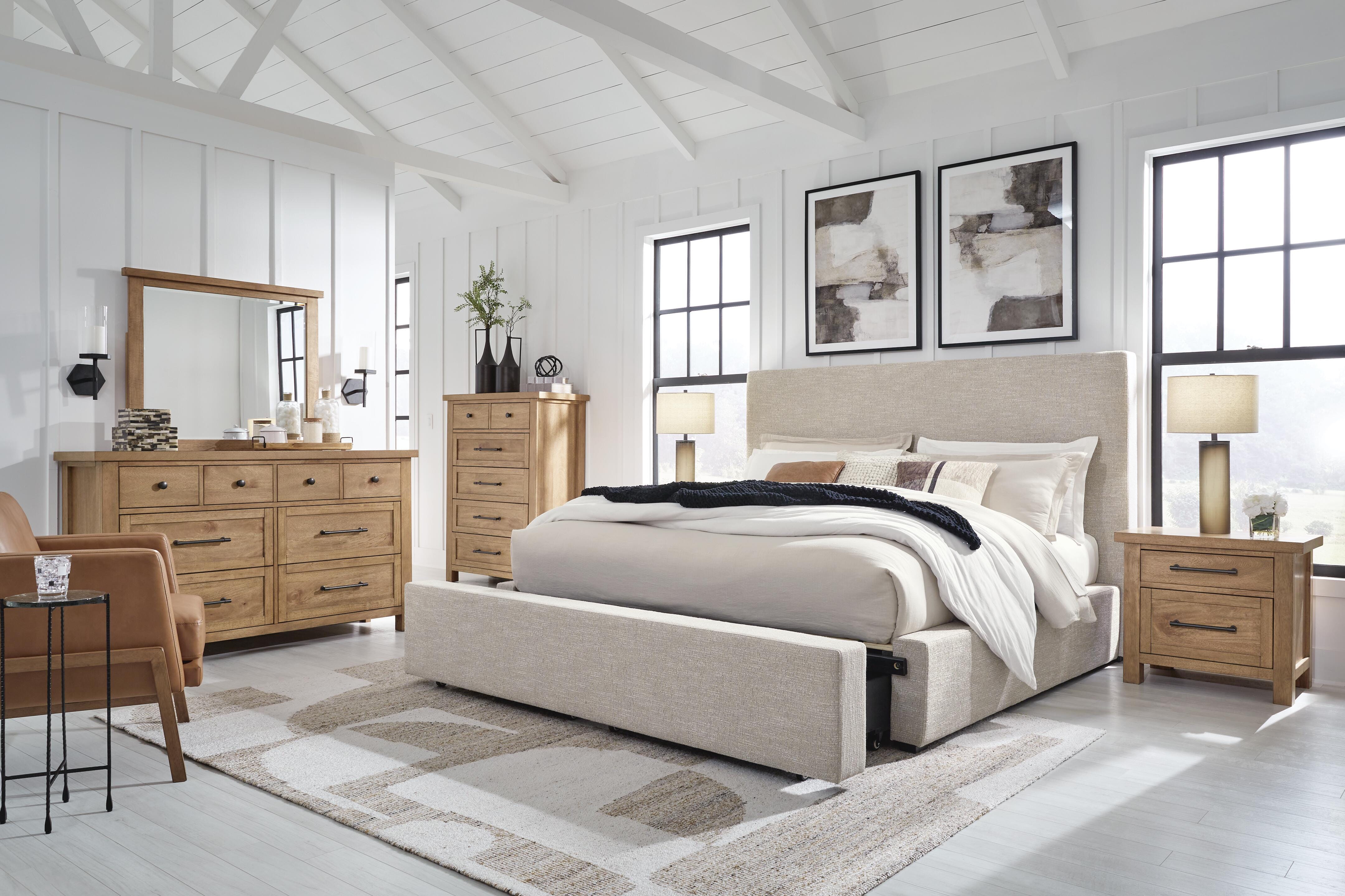 Kristiland King Upholstered Storage Bed - image 9