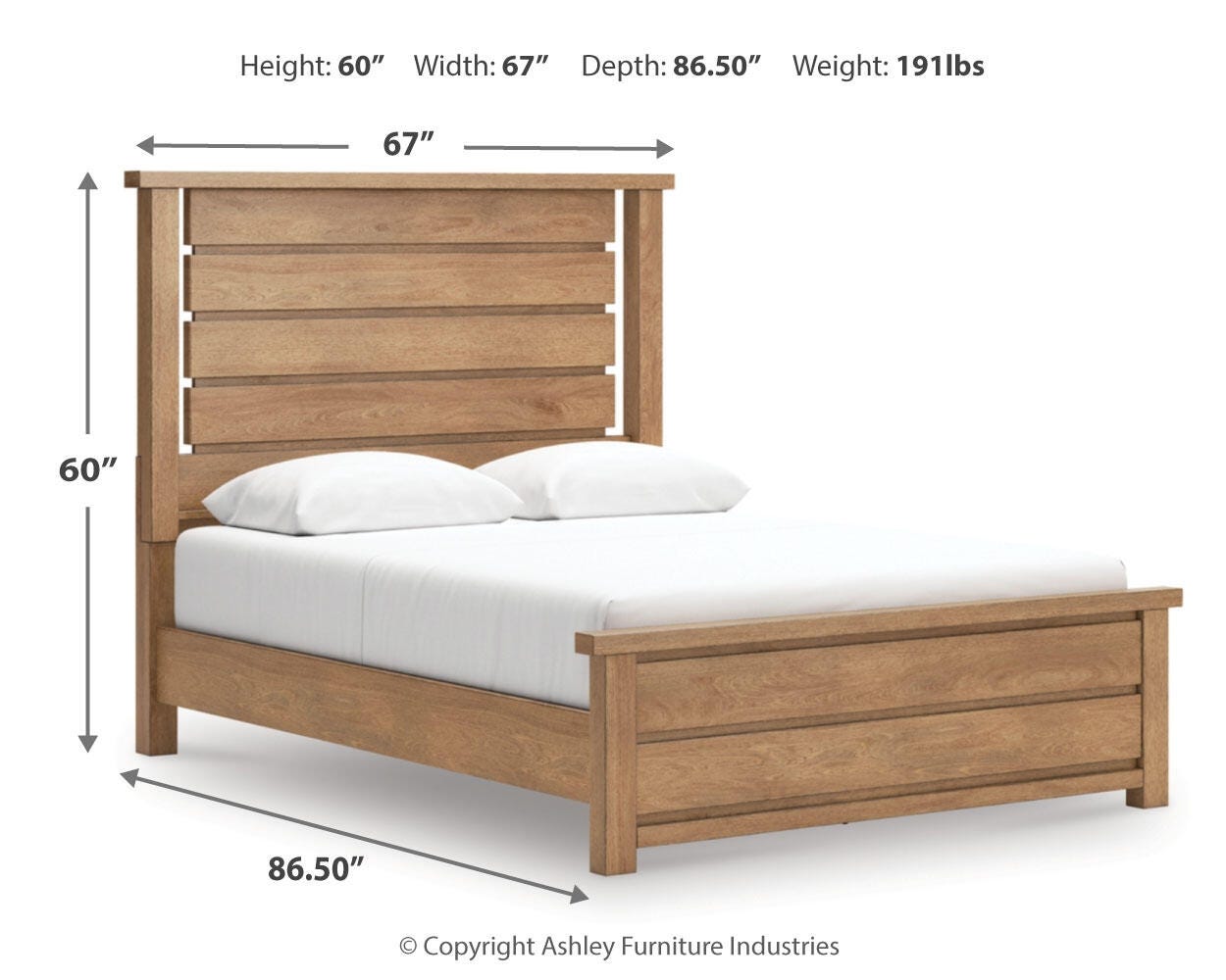 Kristiland Queen Panel Bed - image 5