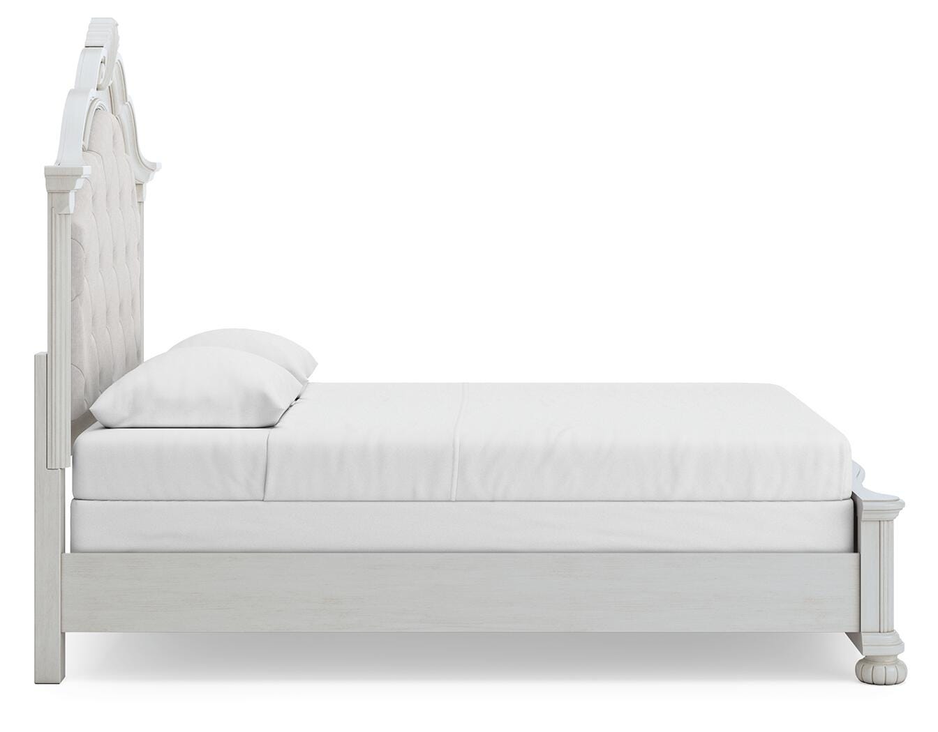 Montelaine Queen Upholstered Panel Bed, Dresser and Mirror - image 7