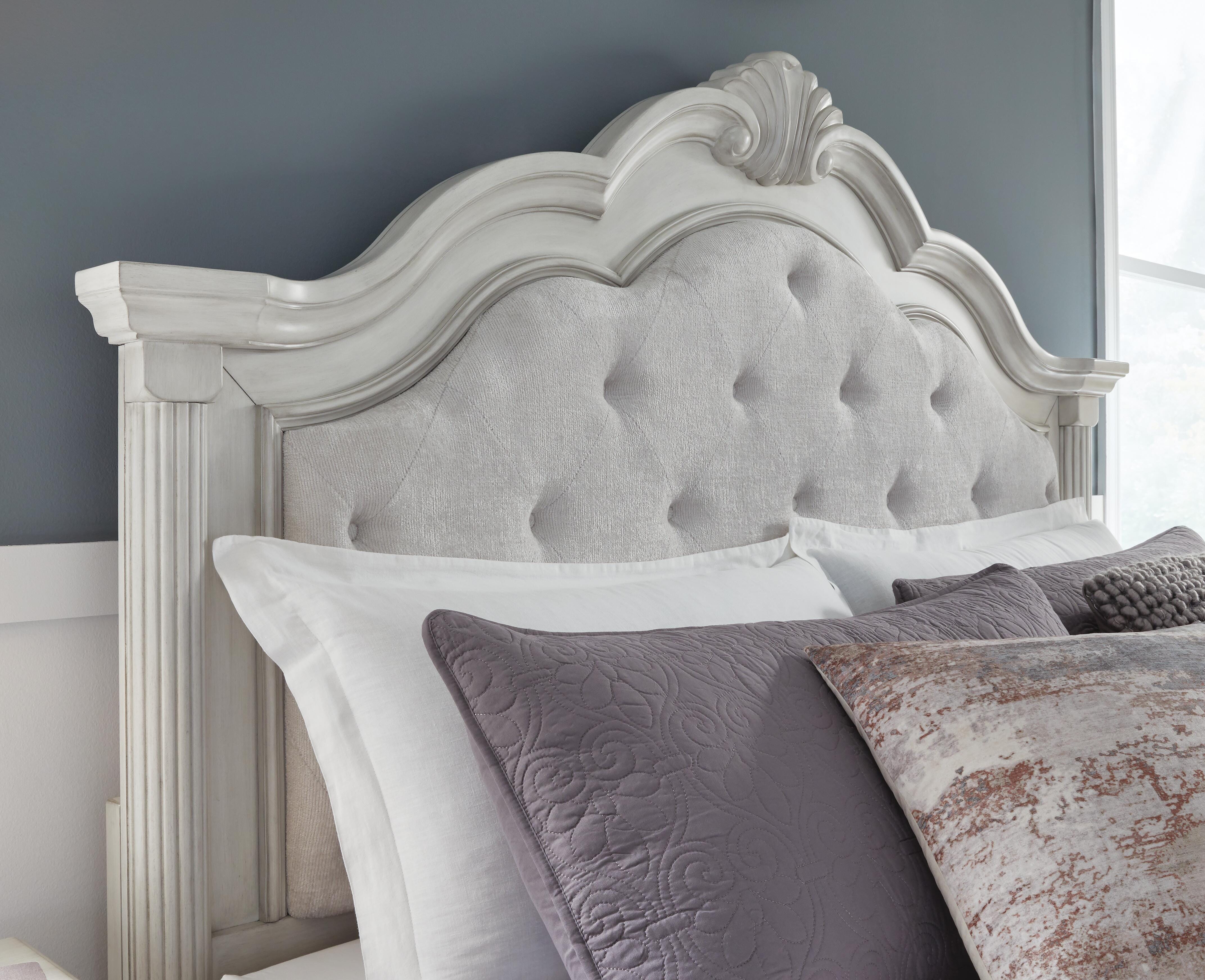 Montelaine Queen Upholstered Panel Bed - image 4