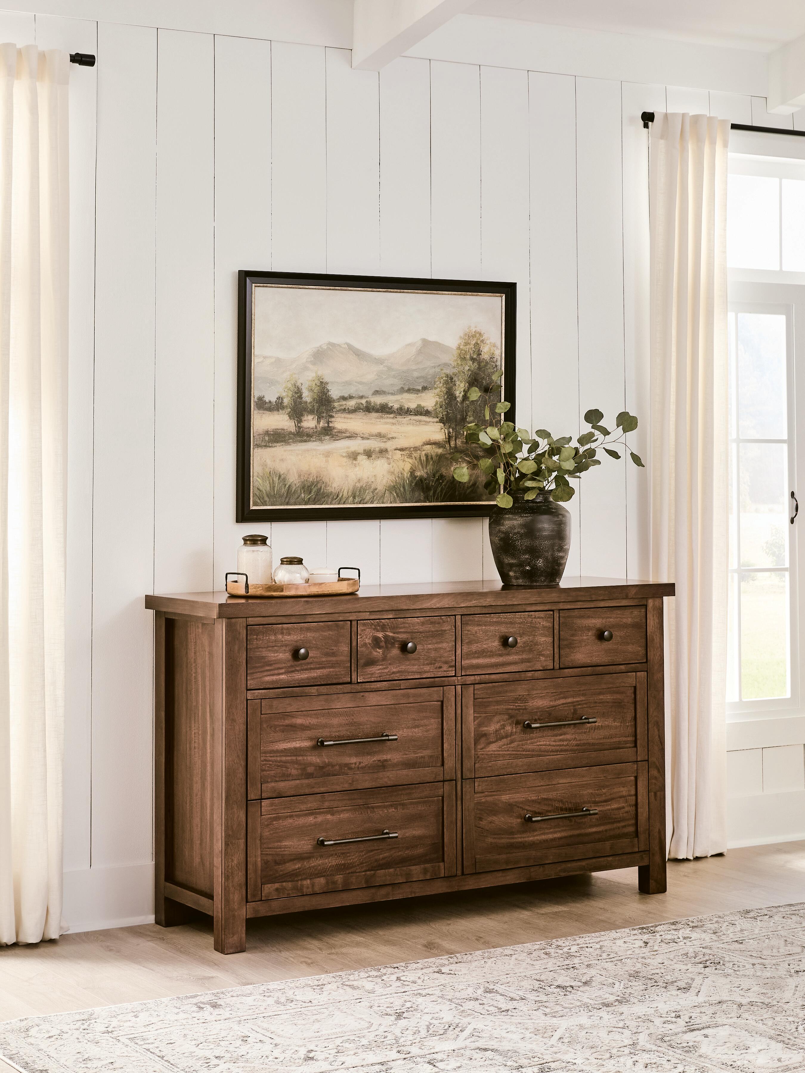 Kristiland Dresser, Warm Brown, rollover