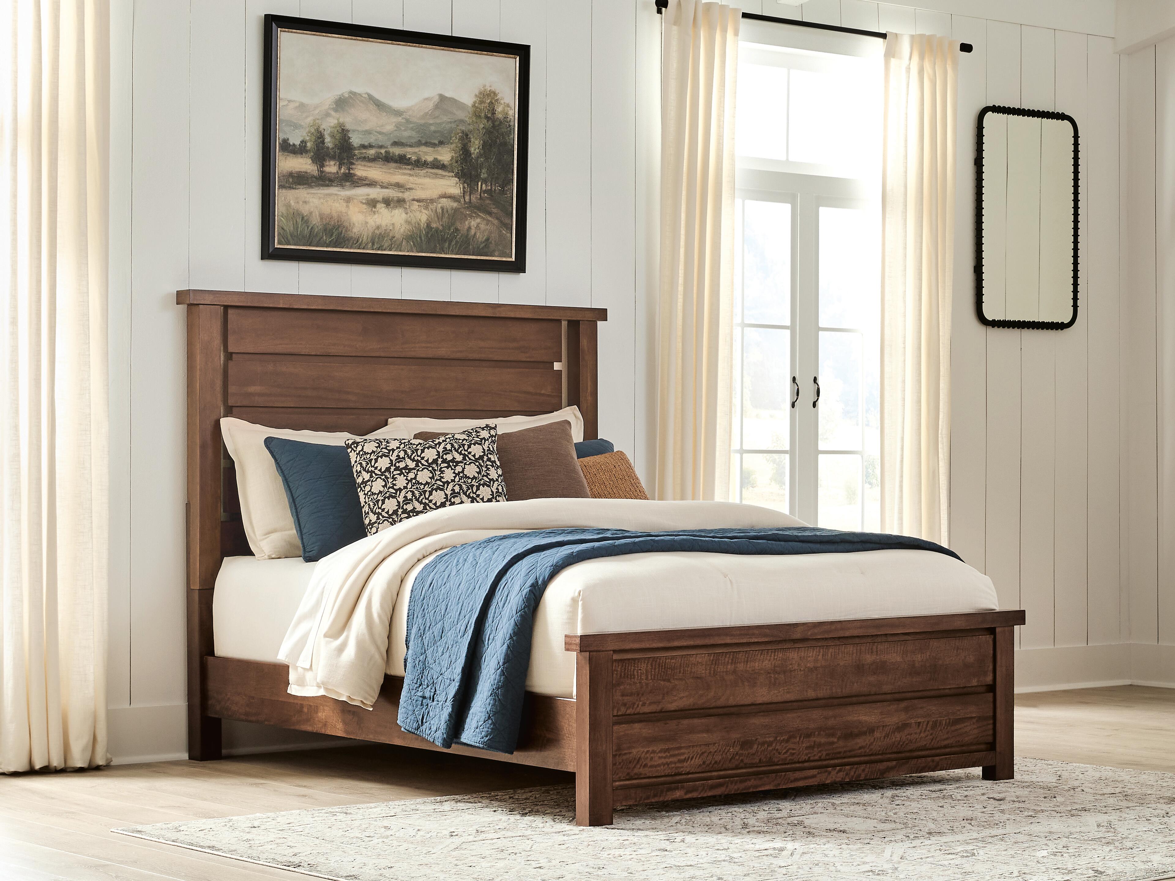 Cama Queen con paneles Kristiland - image 1