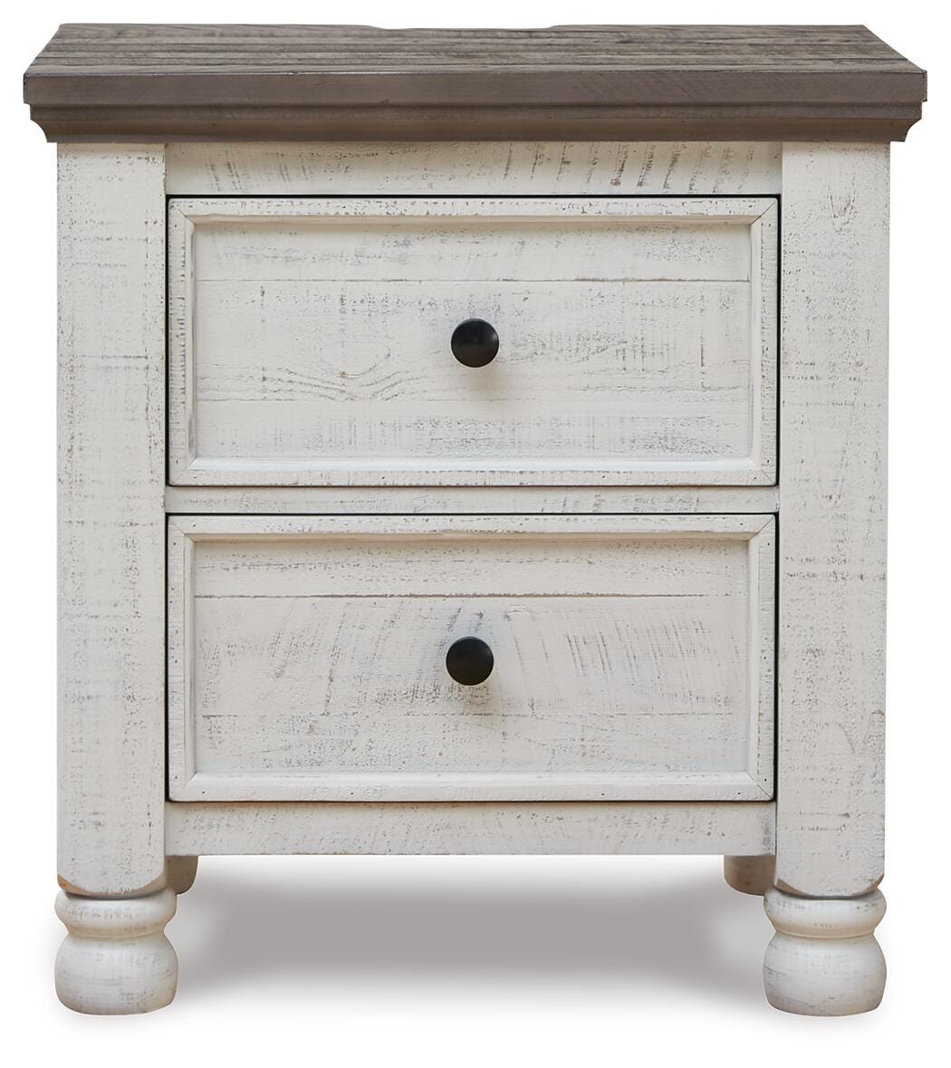 Havalance 26" 2 Drawer Charging Nightstand