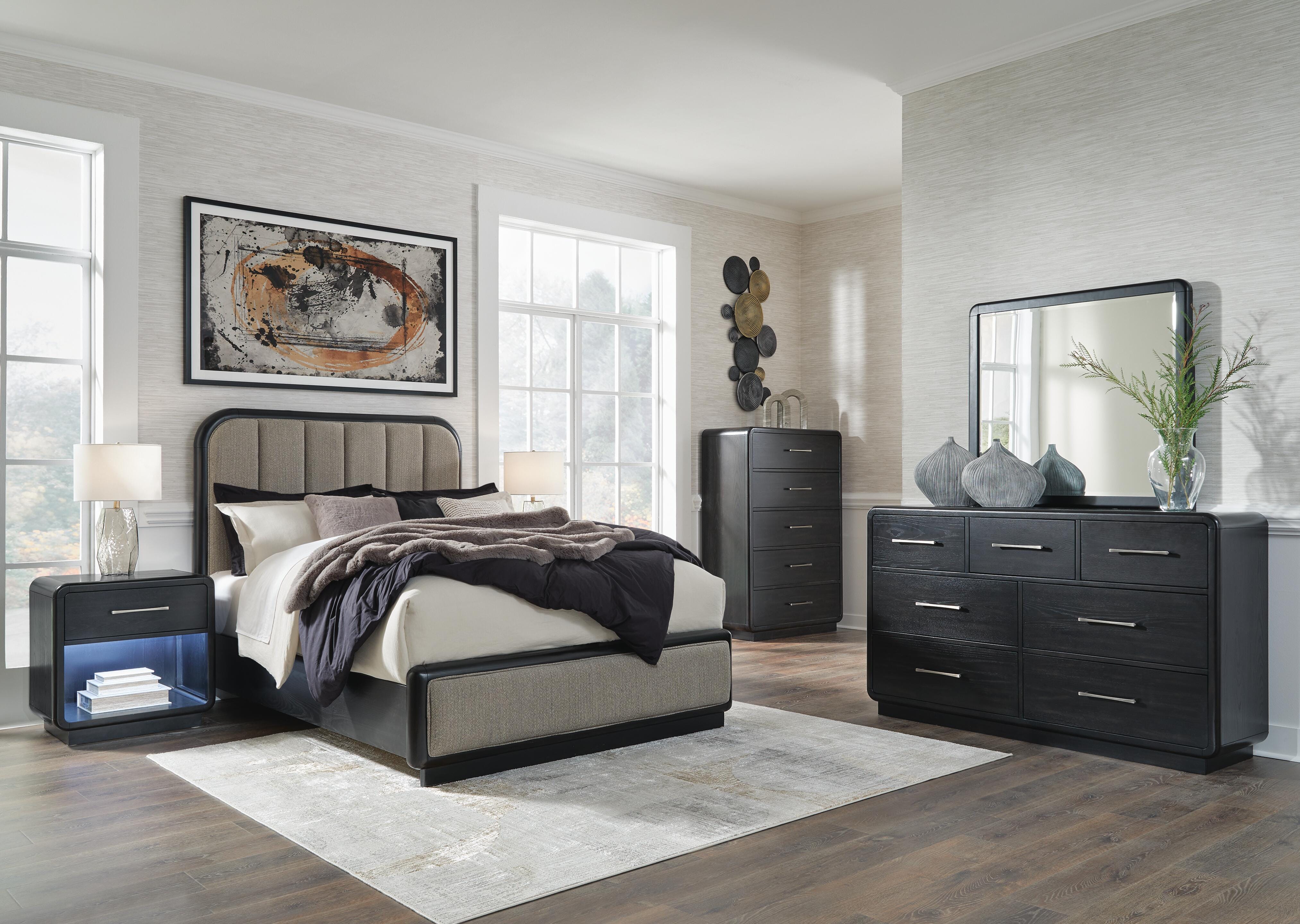 Rowanbeck Queen Upholstered Panel Bed - image 8