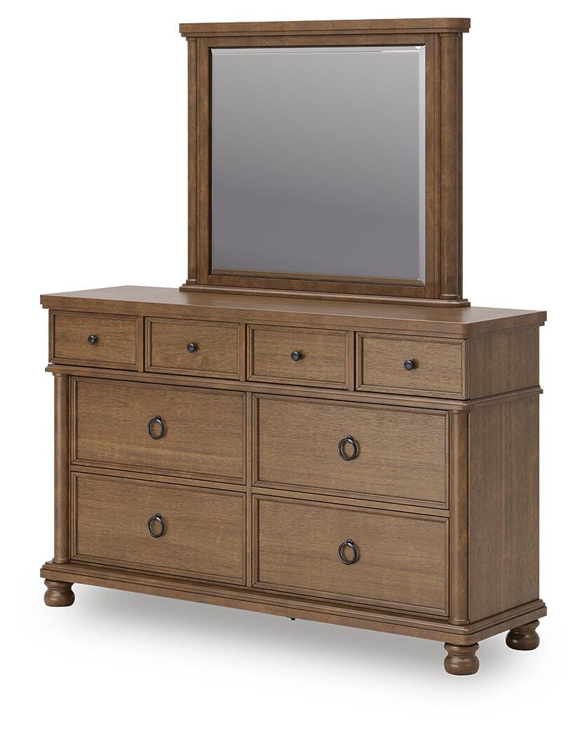 Rowlenstown Queen Poster Bed, Dresser and Mirror - image 6