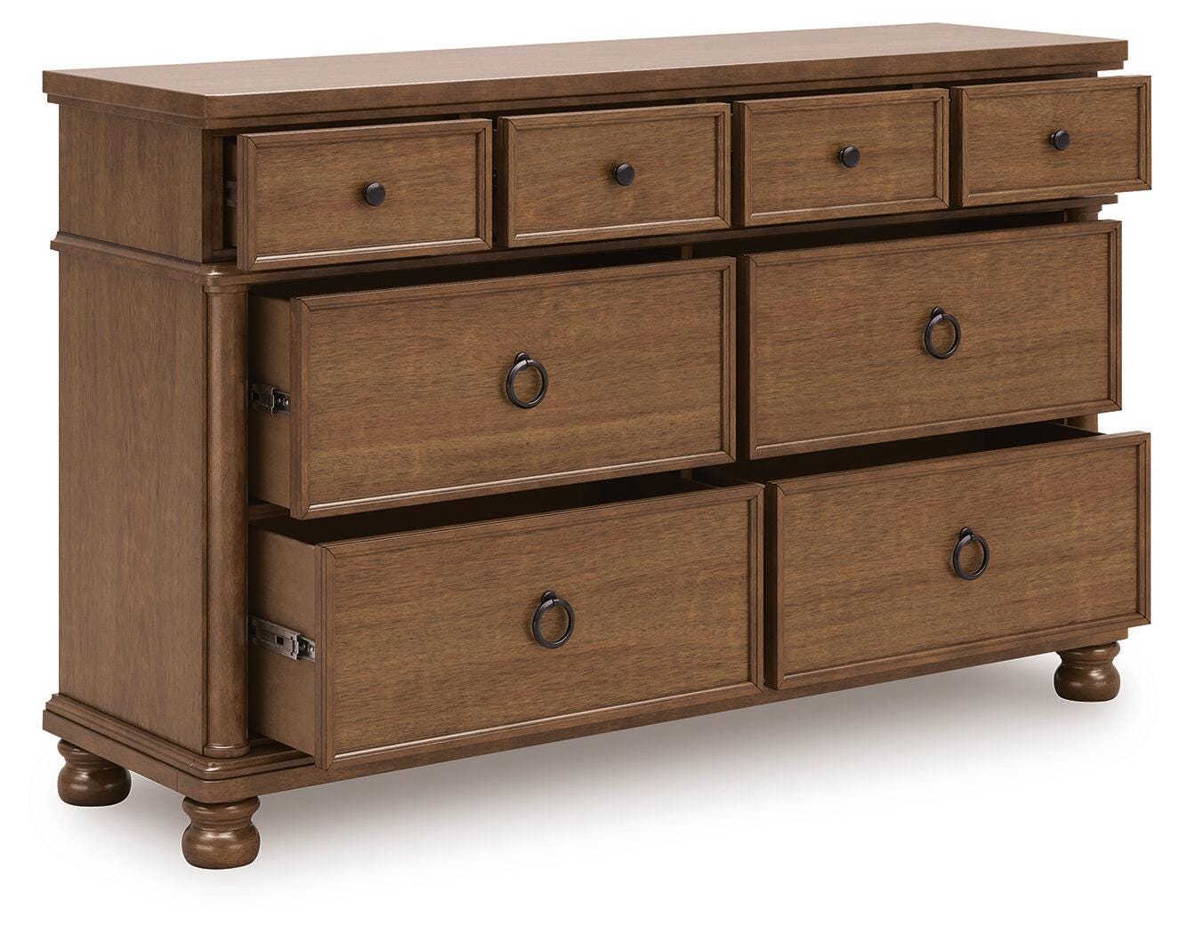 Chadworth Dresser, Brown, rollover