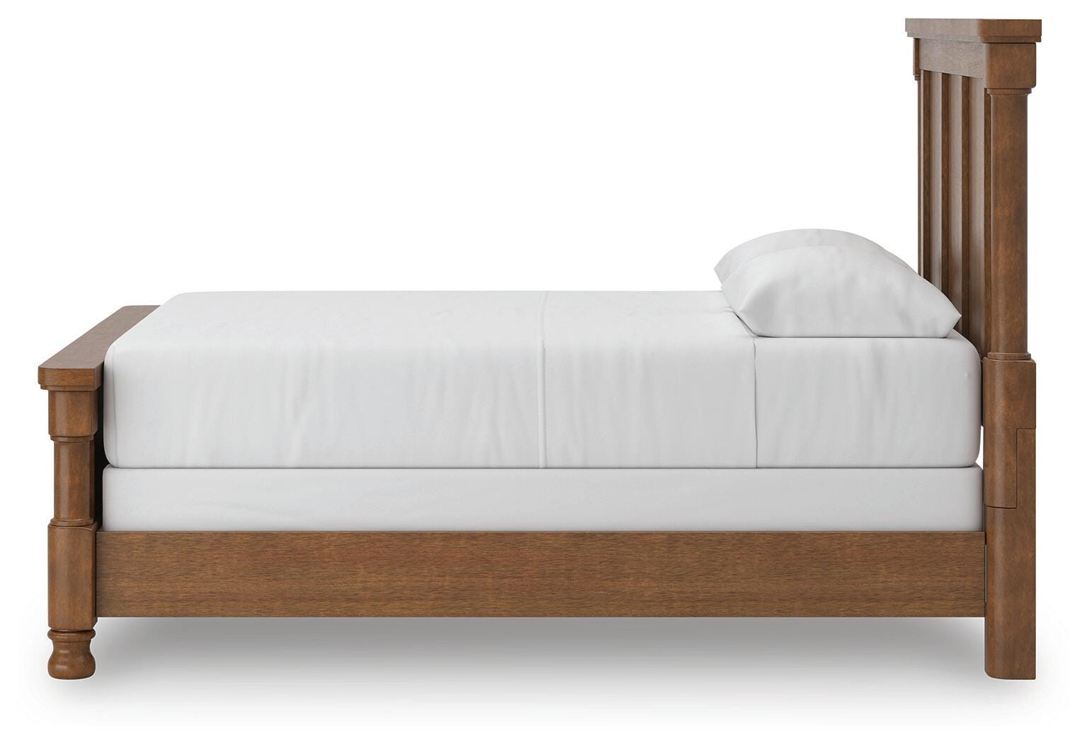 Chadworth Queen Poster Bed, Brown, large