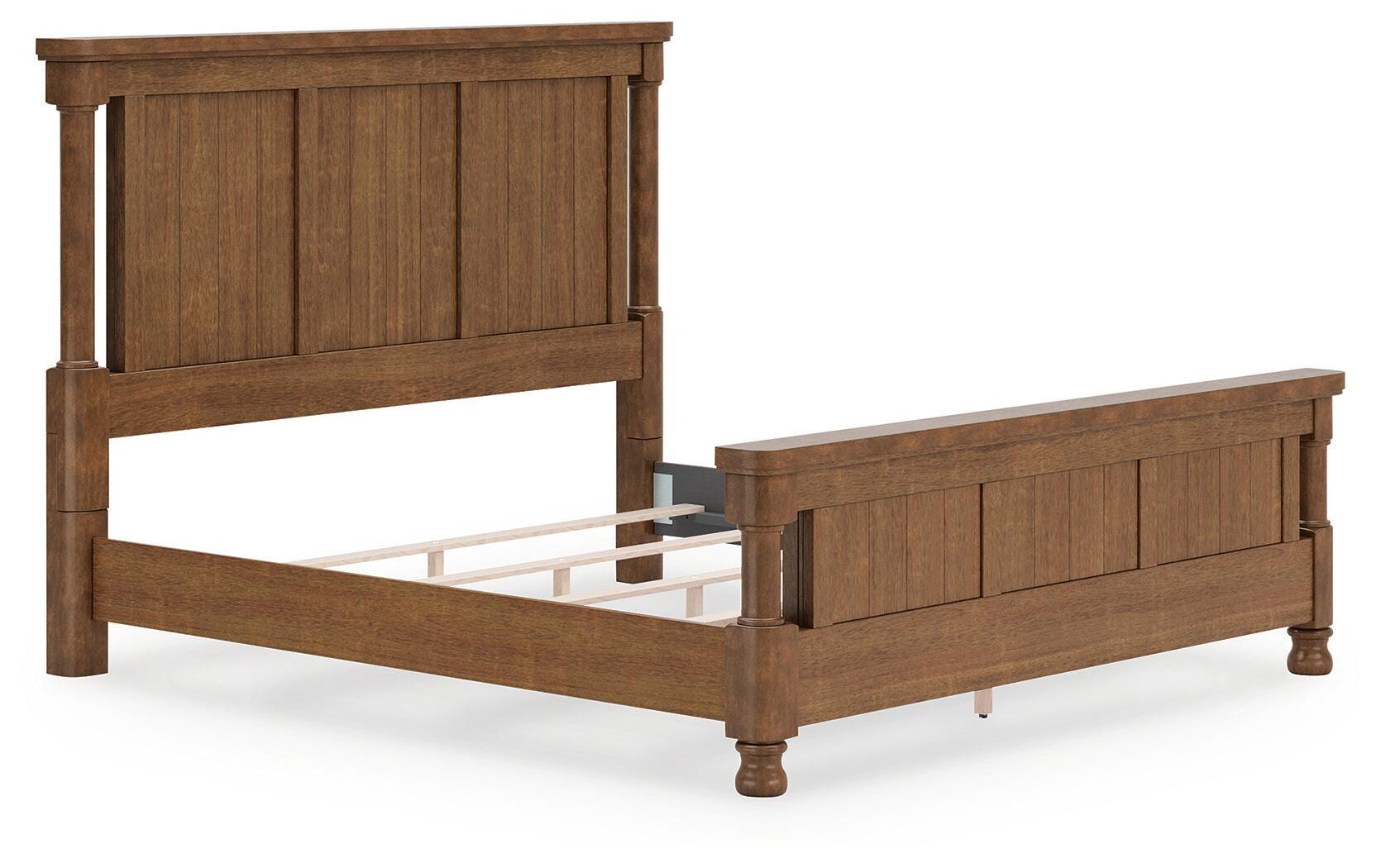 Chadworth Poster Bed, Brown, large