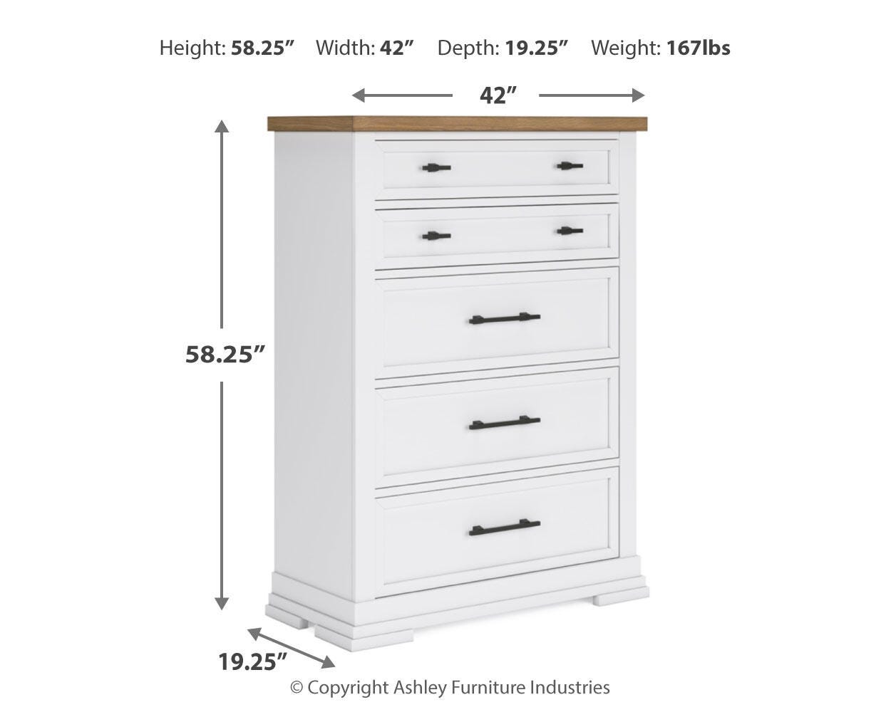 Ashbryn Dimensions