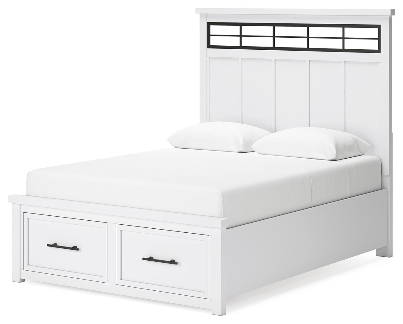 Cama Ashbryn Queen con panel de almacenaje - image 7