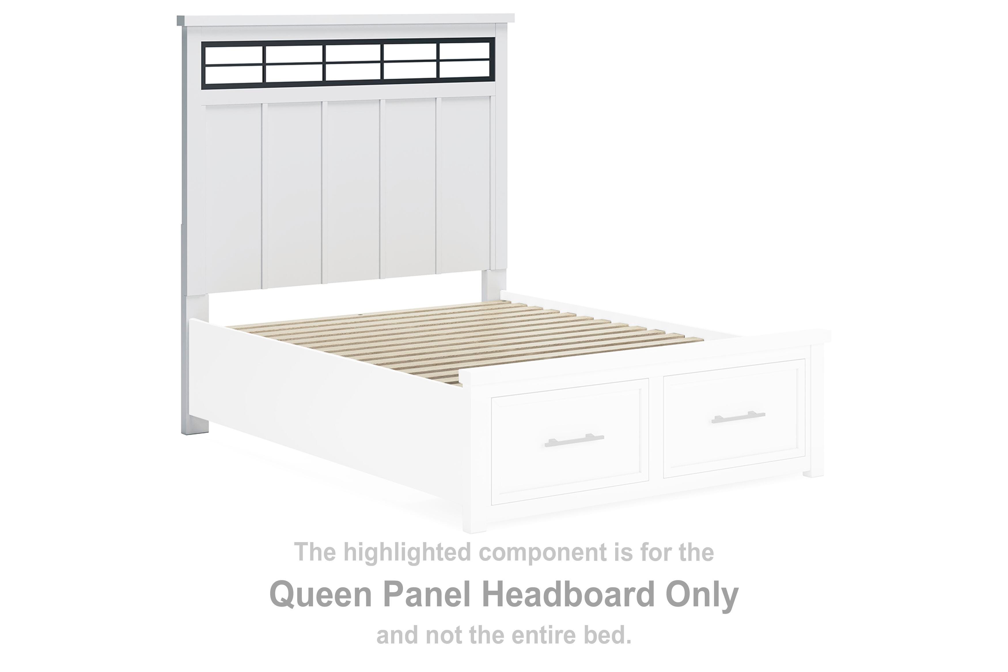 Ashbryn Queen Panel Headboard with Roll Slats - image 1