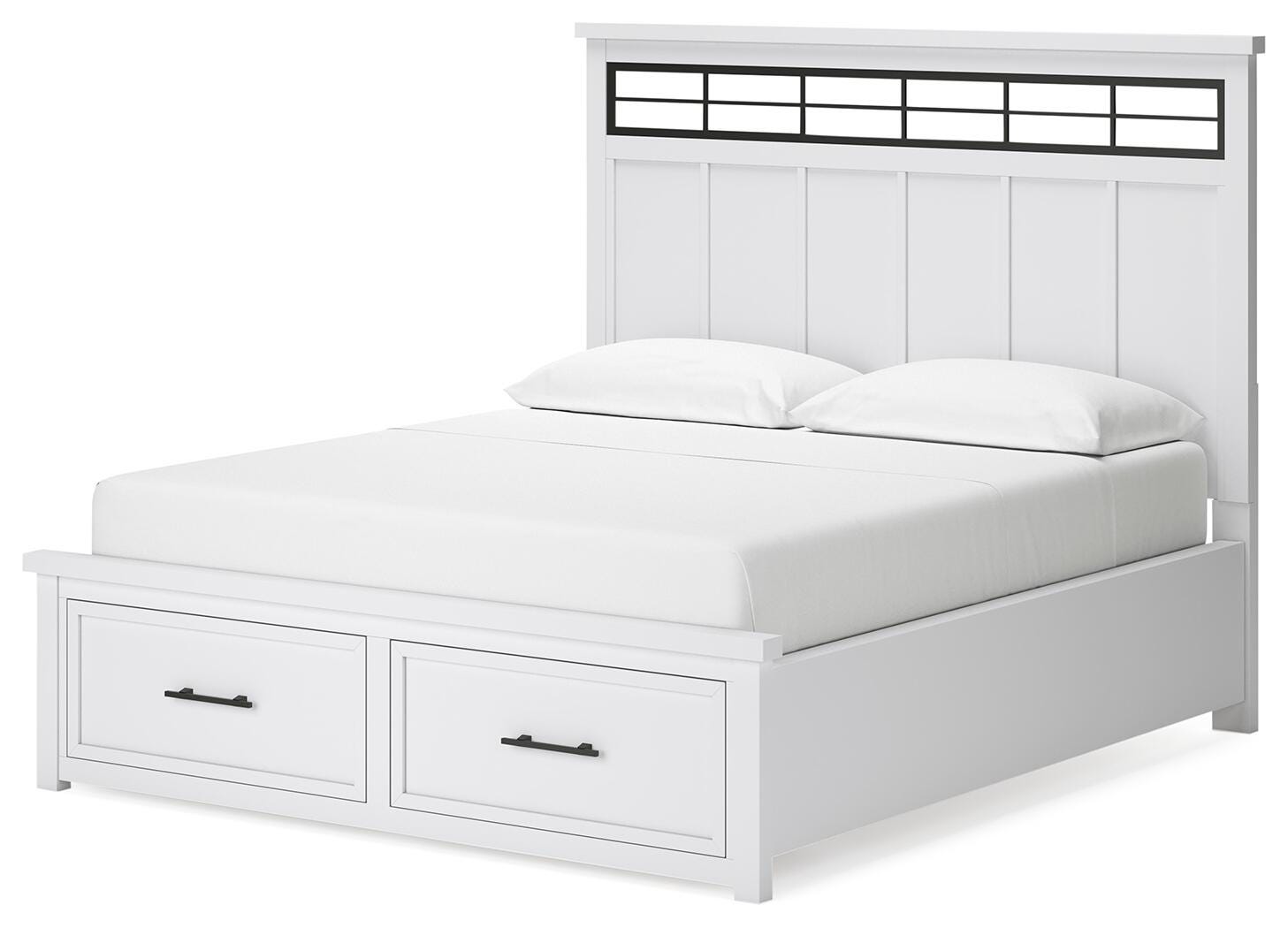 Cama Ashbryn California King de Panel con Almacenamiento - image 4