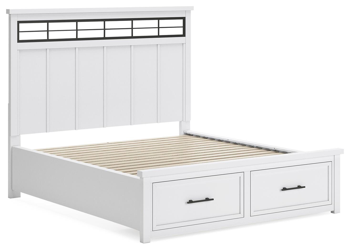 Cama Ashbryn California King de Panel con Almacenamiento - image 3