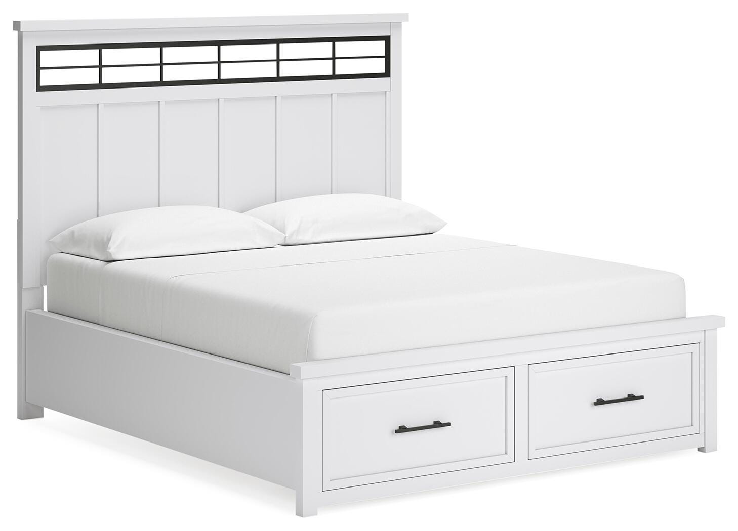 Cama Ashbryn California King de Panel con Almacenamiento - image 1