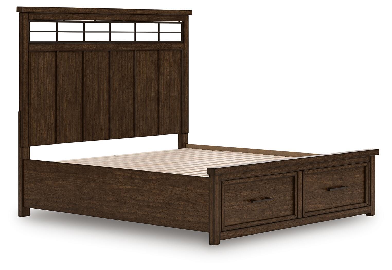 Cama Taffenbrook King con paneles y almacenaje - image 4