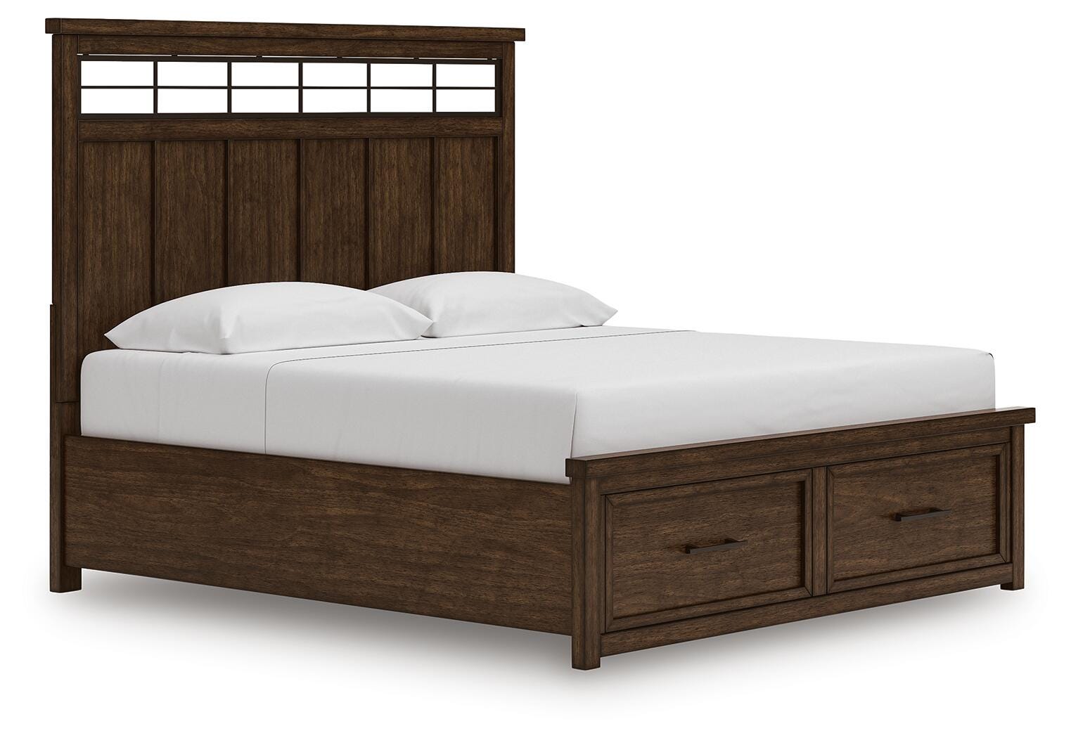 Cama Taffenbrook King con paneles y almacenaje - image 1