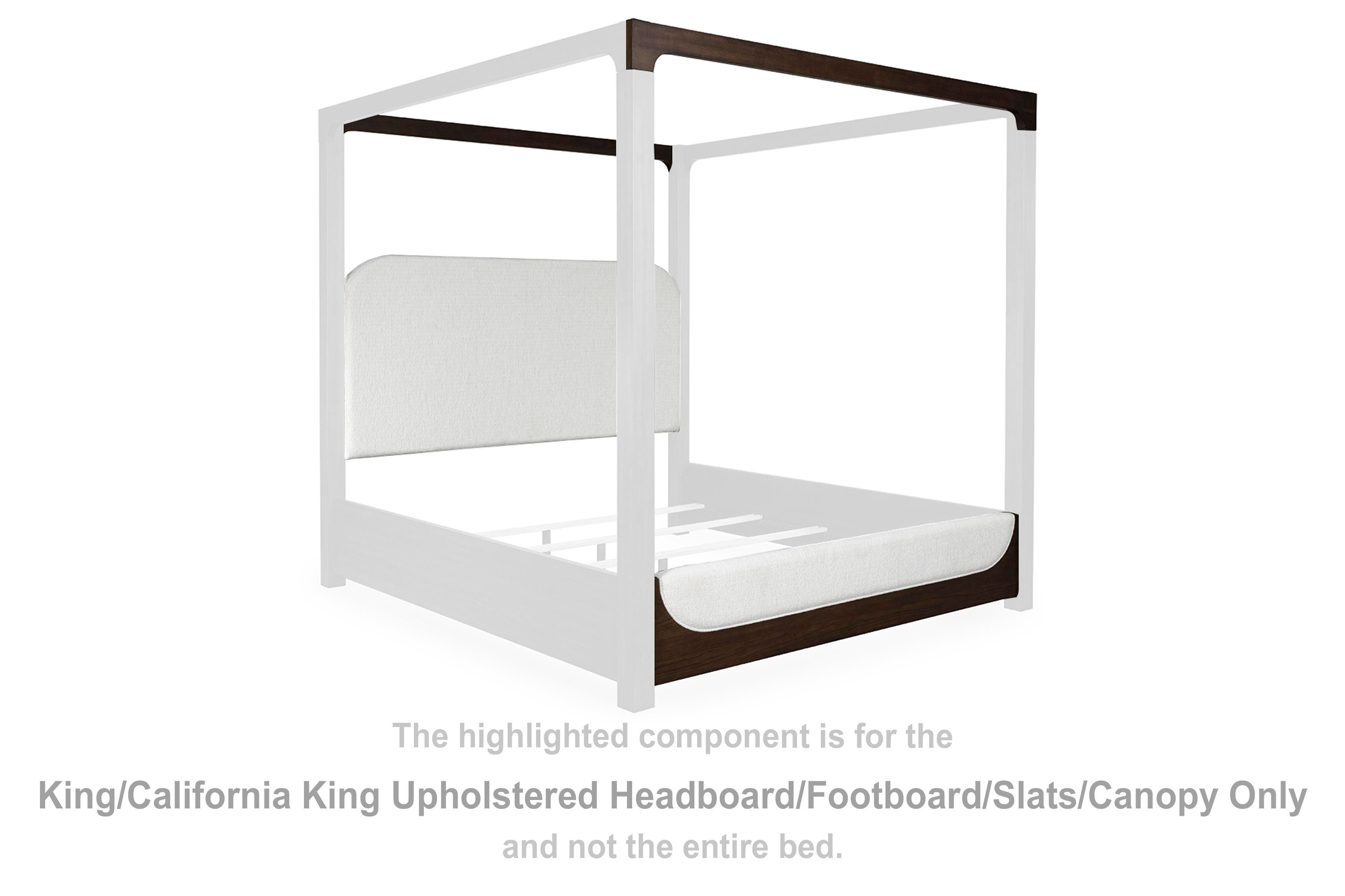 Breckington King/California King Upholstered Headboard/Footboard/Slats/Canopy, , large