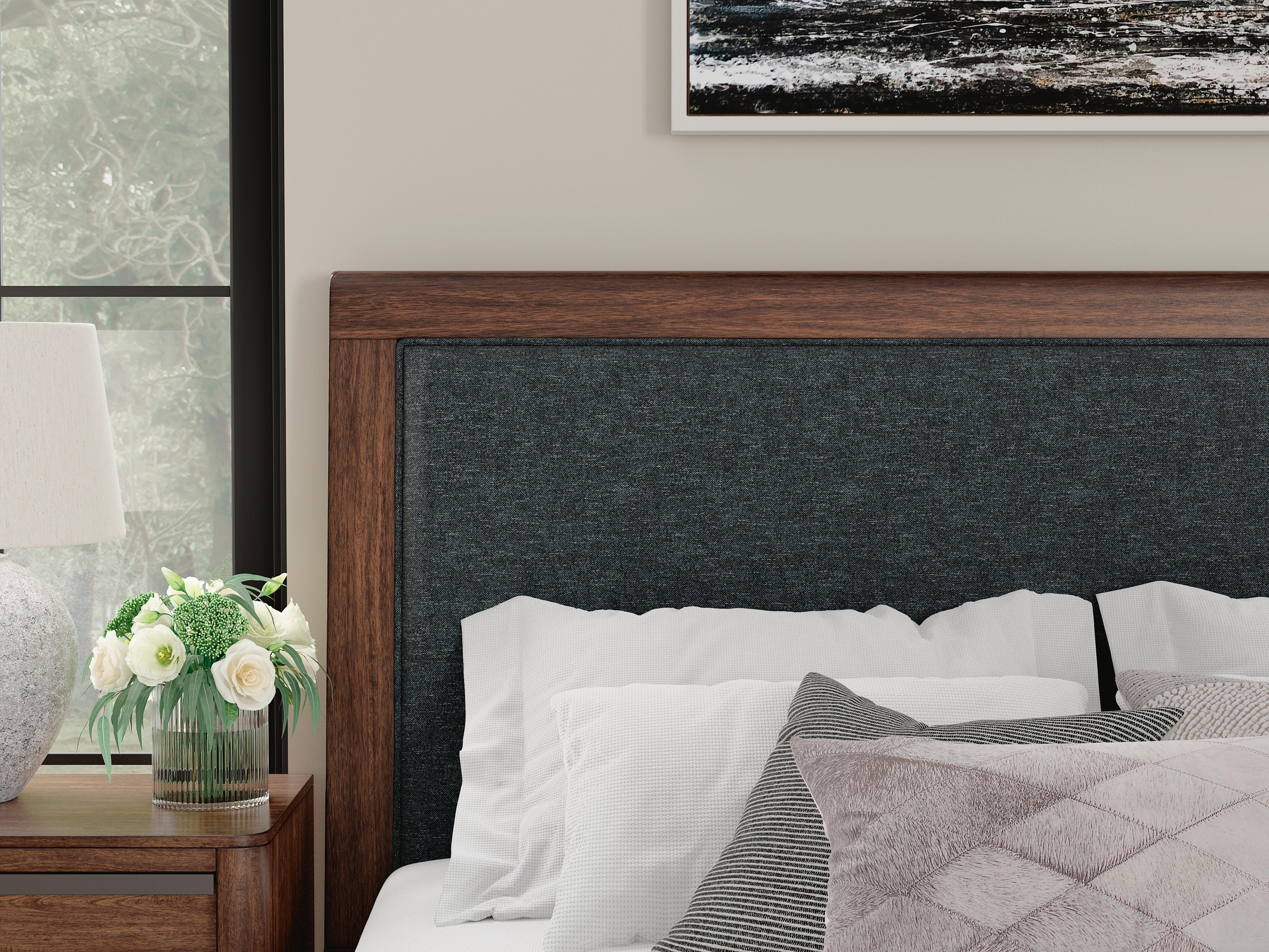 Kendamor King Upholstered Panel Bed - image 5