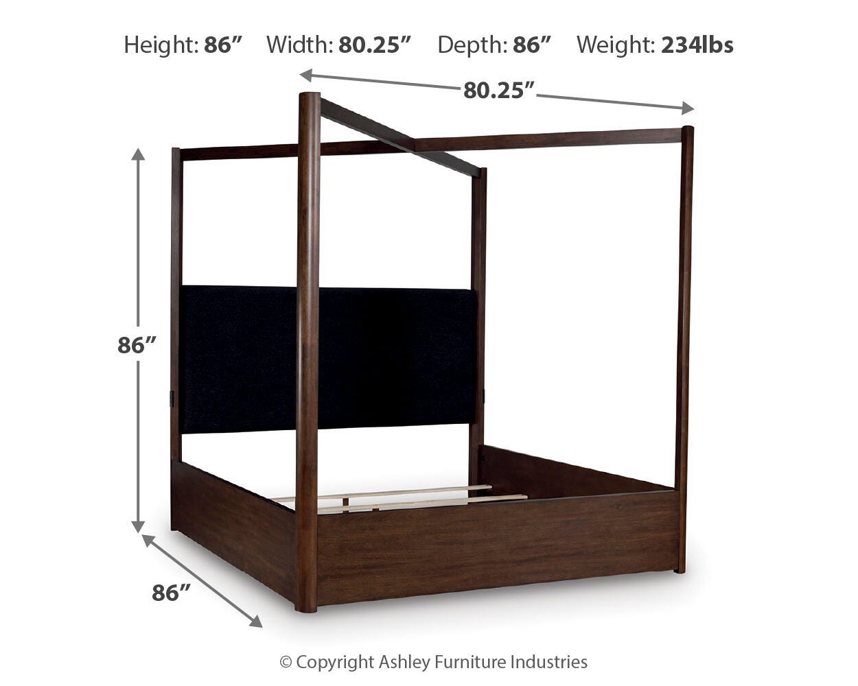 Cama con dosel King Kendamor - image 5