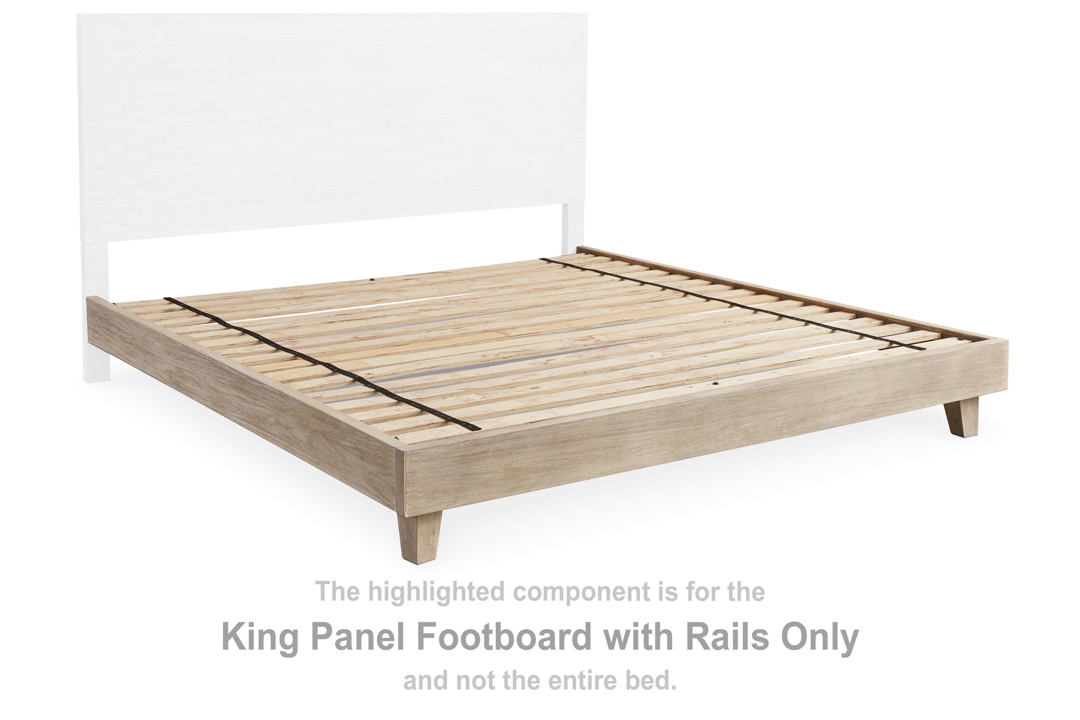 Michelia King Panel Footboard with Rails, , large